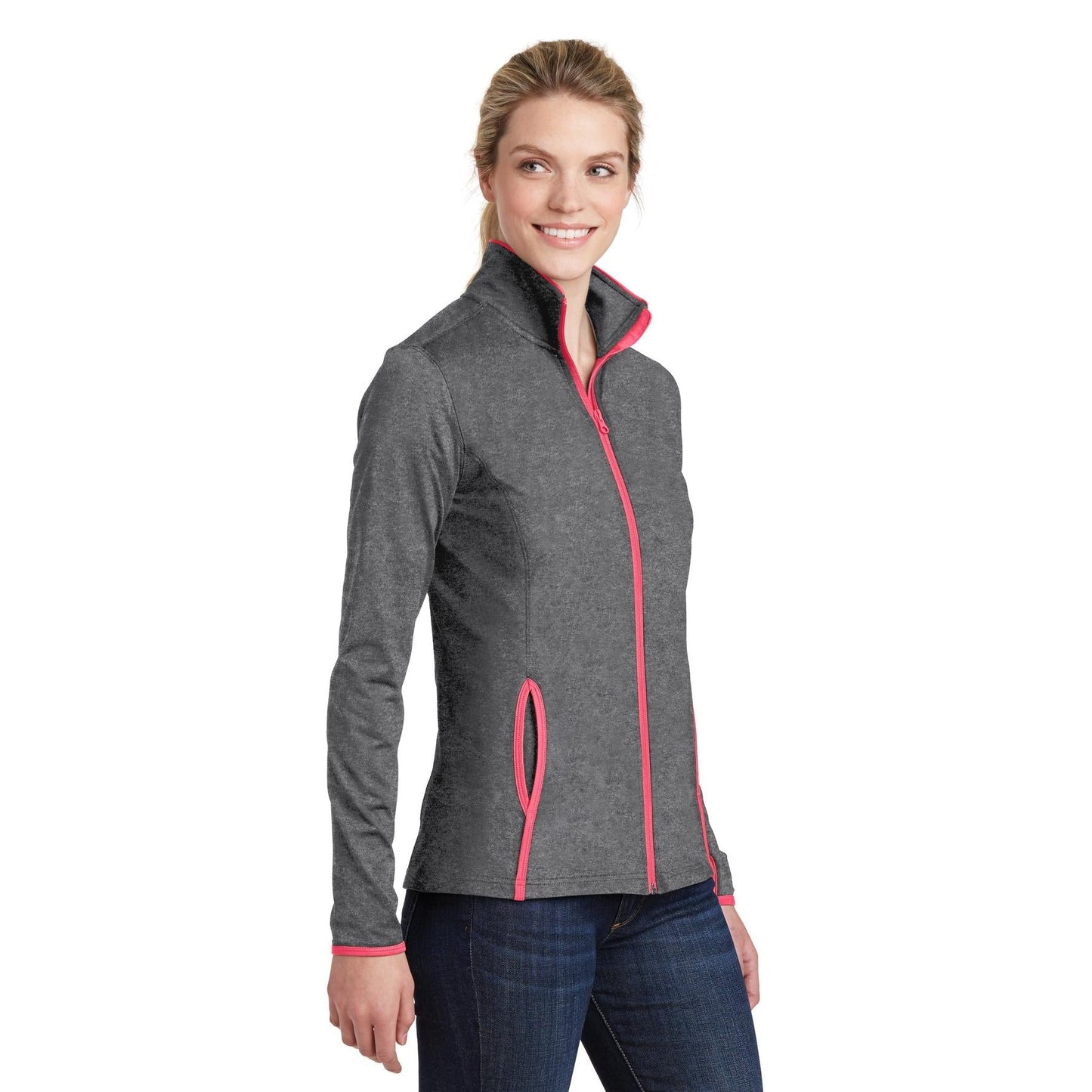Black/Charcoal Grey Jacket - Sport-Tek - Moisture-Wicking