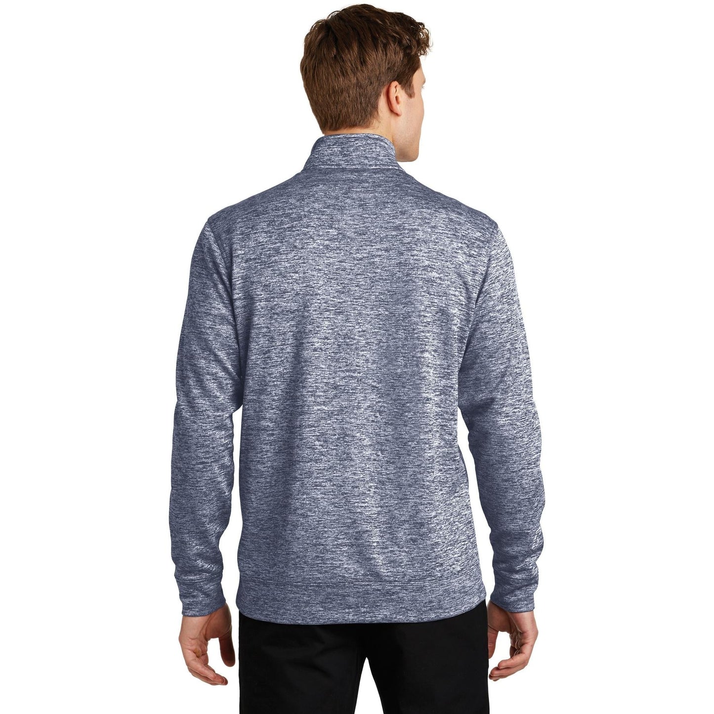 Black Electric Sweatshirts - Sport-Tek - Heather Fleece