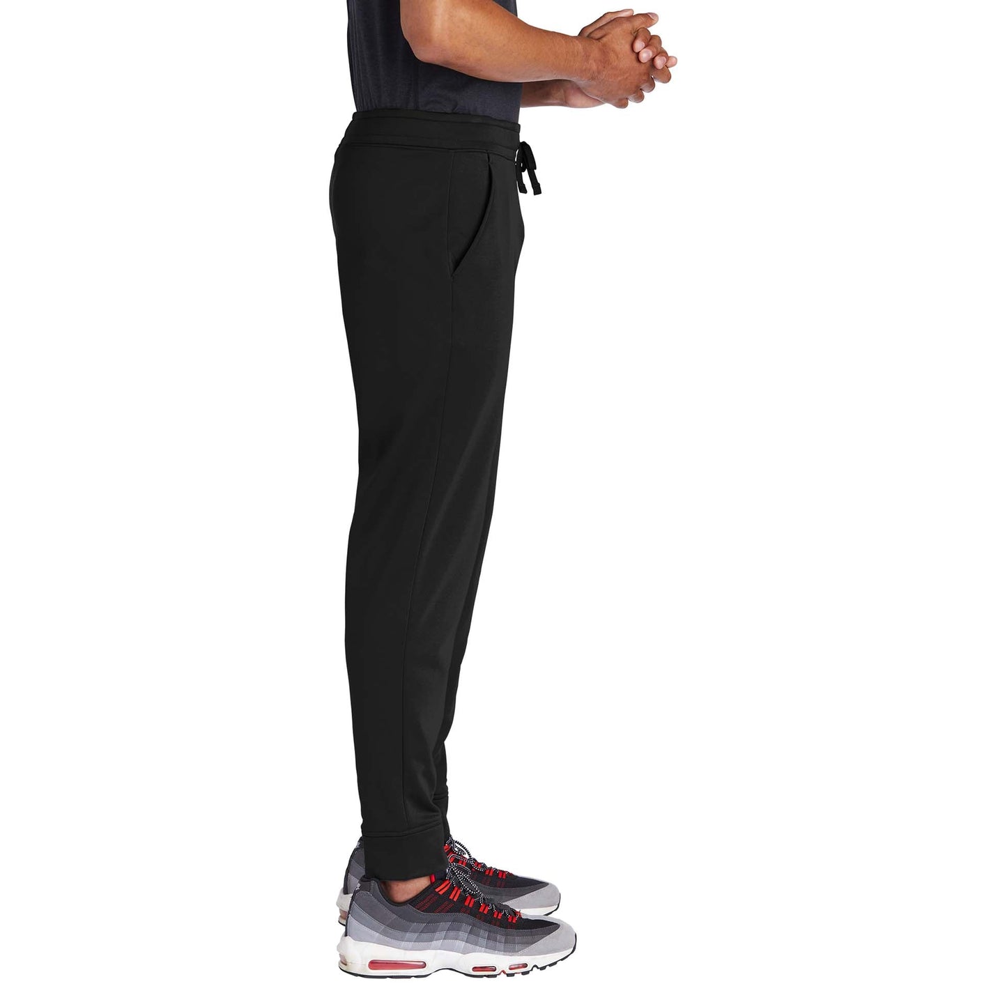 Black Sweatpants - Sport-Tek - Moisture-Wicking Fleece