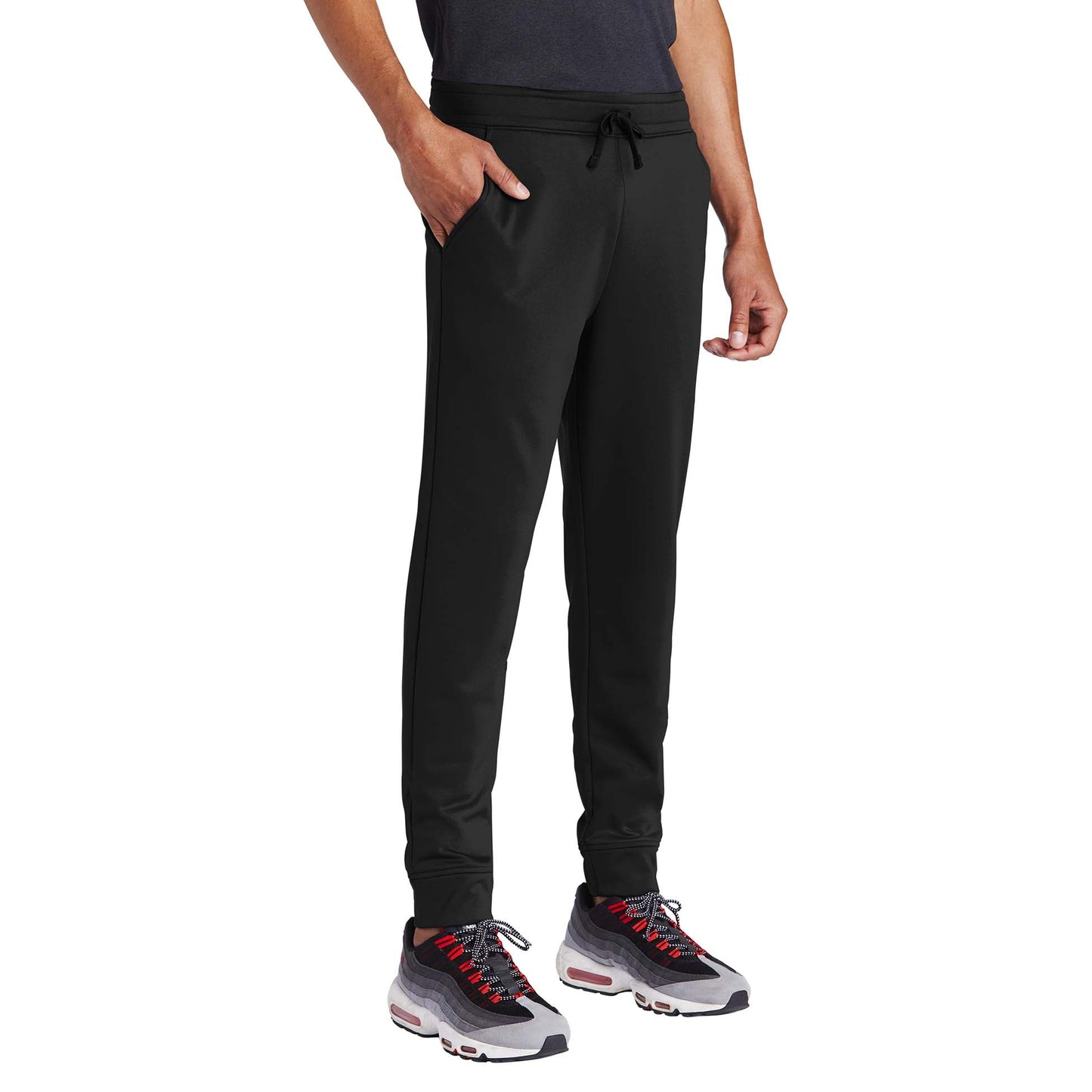 Black Sweatpants - Sport-Tek - Moisture-Wicking Fleece