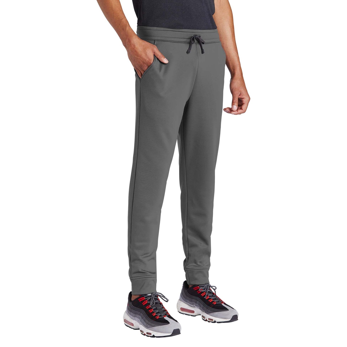 Black Sweatpants - Sport-Tek - Moisture-Wicking Fleece