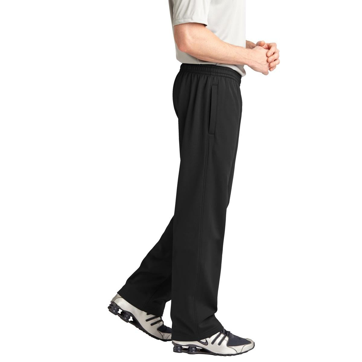 Black Sweatpants - Sport-Tek - Moisture-Wicking Fleece