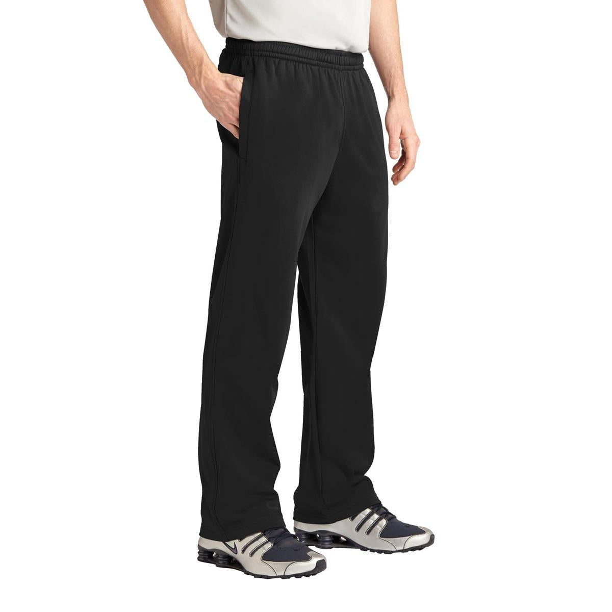 Black Sweatpants - Sport-Tek - Moisture-Wicking Fleece