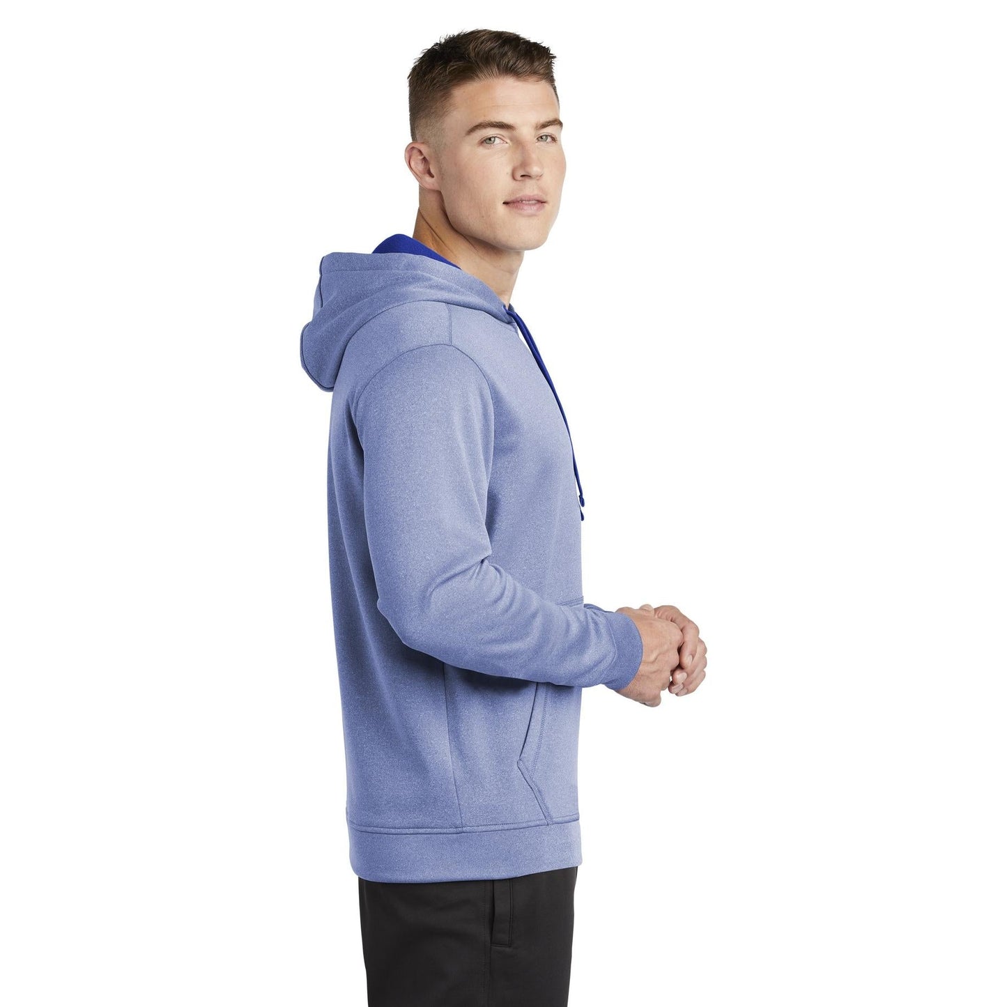 Black Heather Sweatshirt - Sport-Tek - Soft Fleece