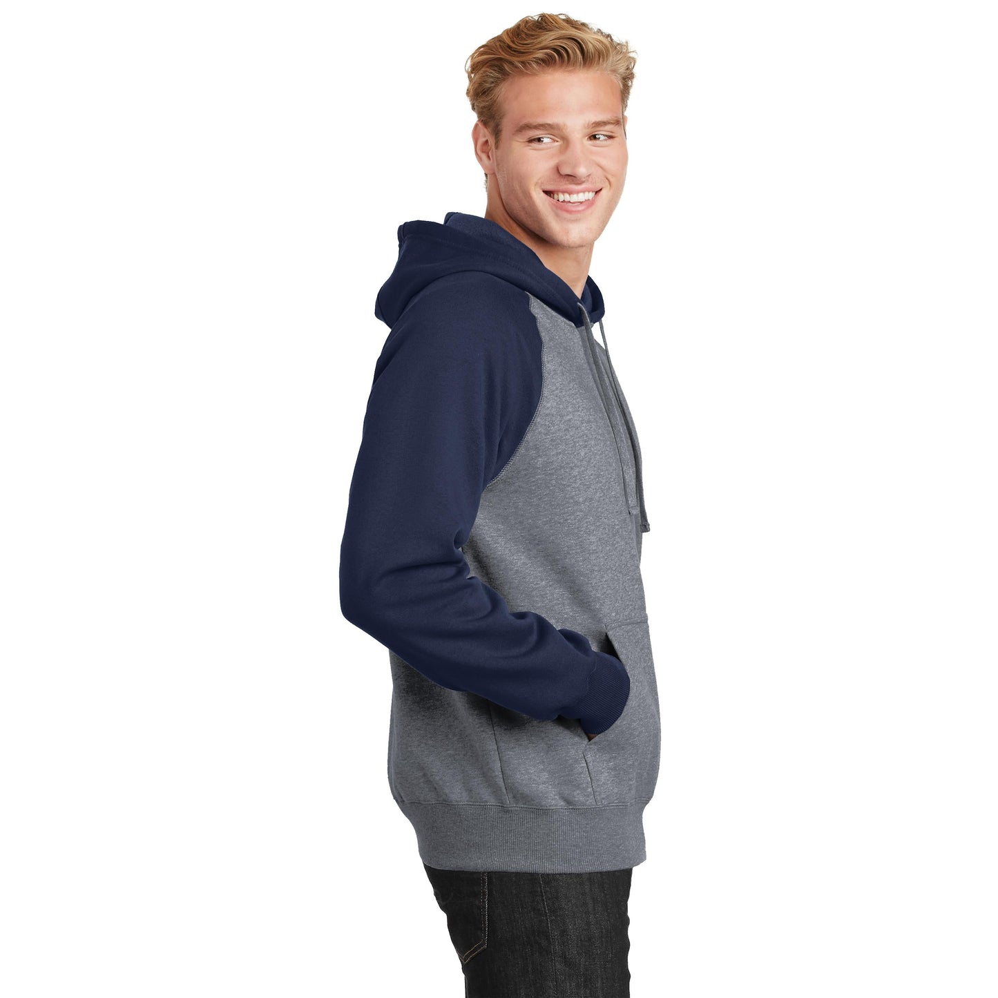 Black/Vintage Heather Sweatshirt - Sport-Tek - Soft Fleece