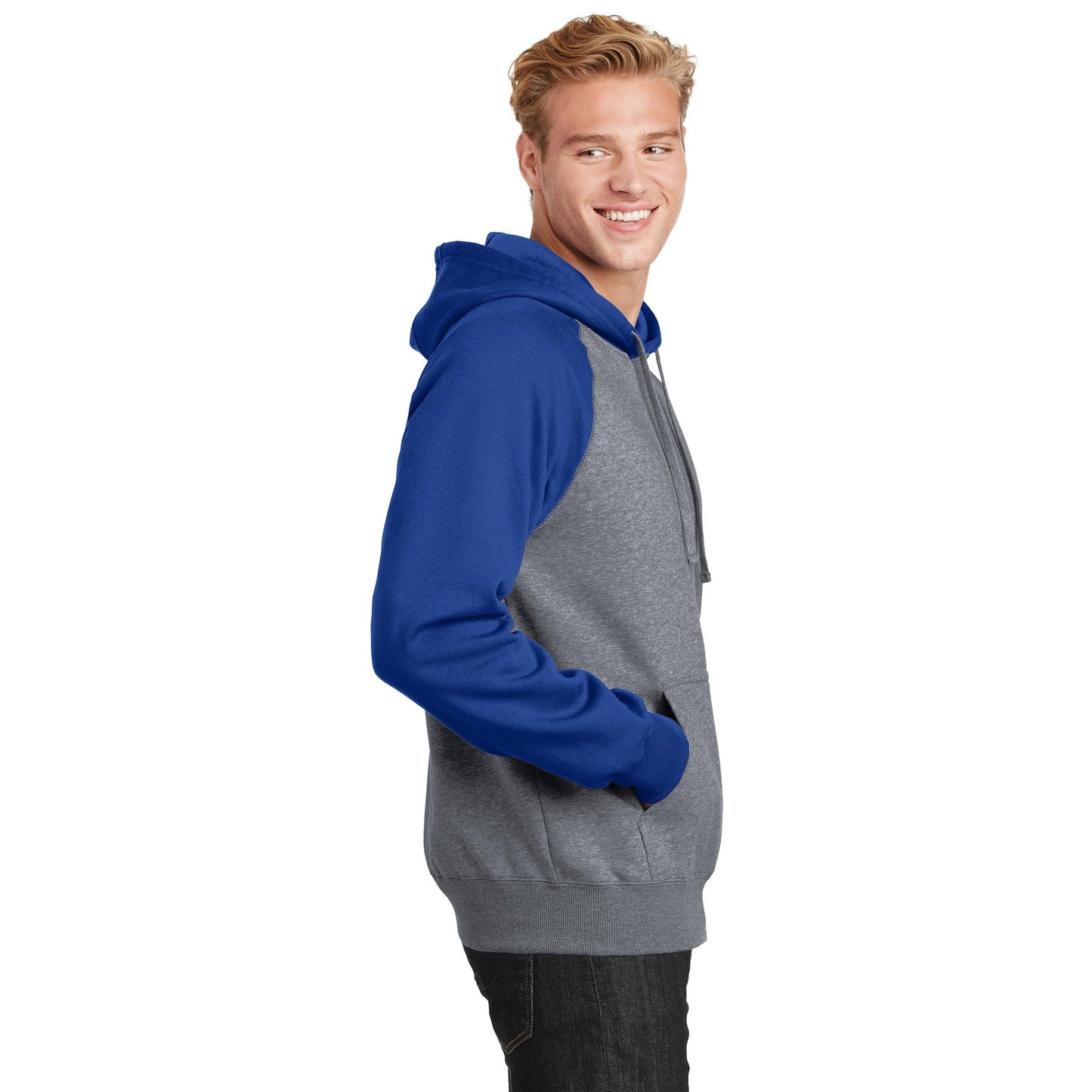Black/Vintage Heather Sweatshirt - Sport-Tek - Soft Fleece