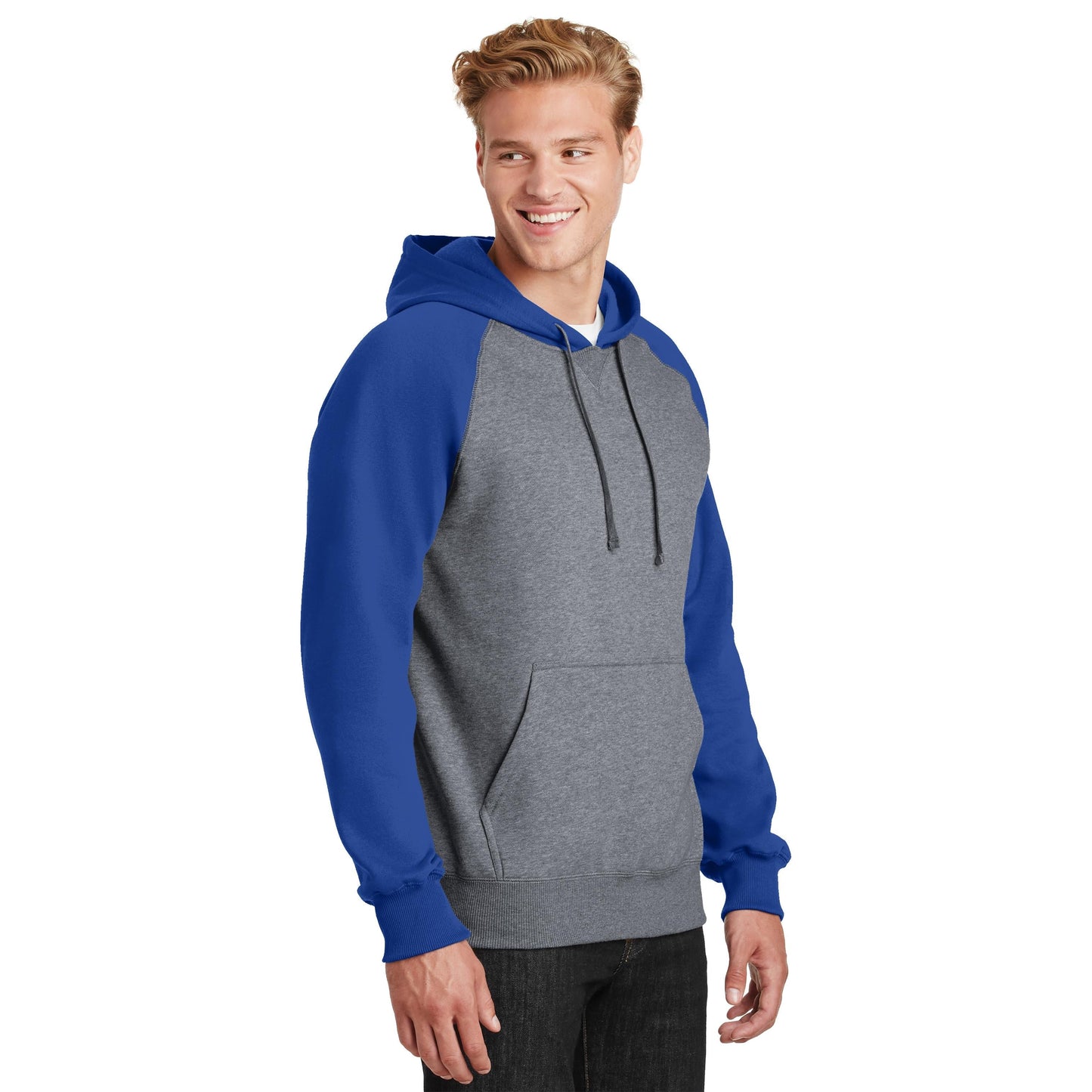 Black/Vintage Heather Sweatshirt - Sport-Tek - Soft Fleece