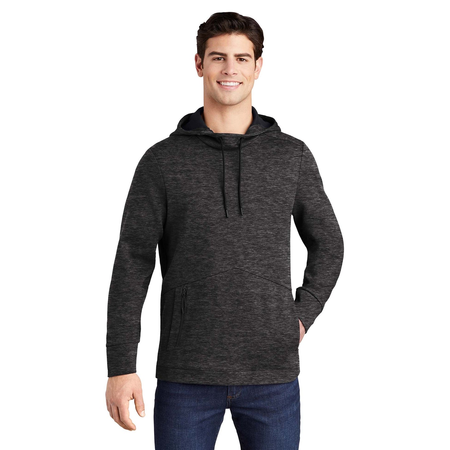 Black Heather Sweatshirts - Sport-Tek - Comfortable Design