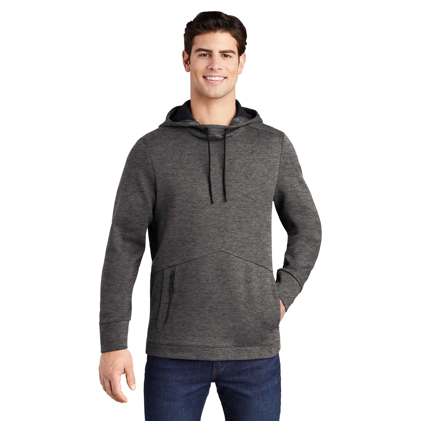 Black Heather Sweatshirts - Sport-Tek - Comfortable Design