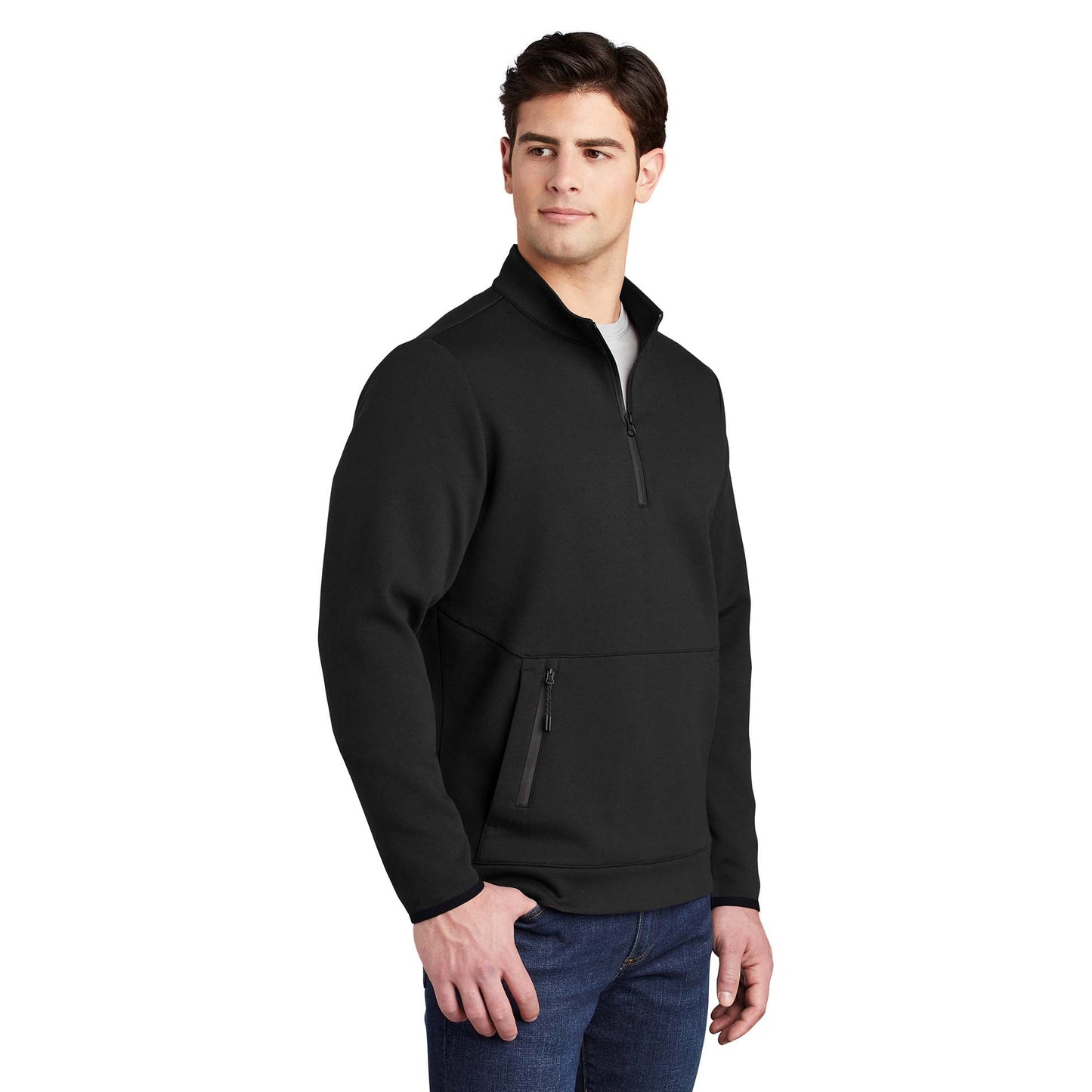 Black Heather Sweatshirts - Sport-Tek - Modern Pullover