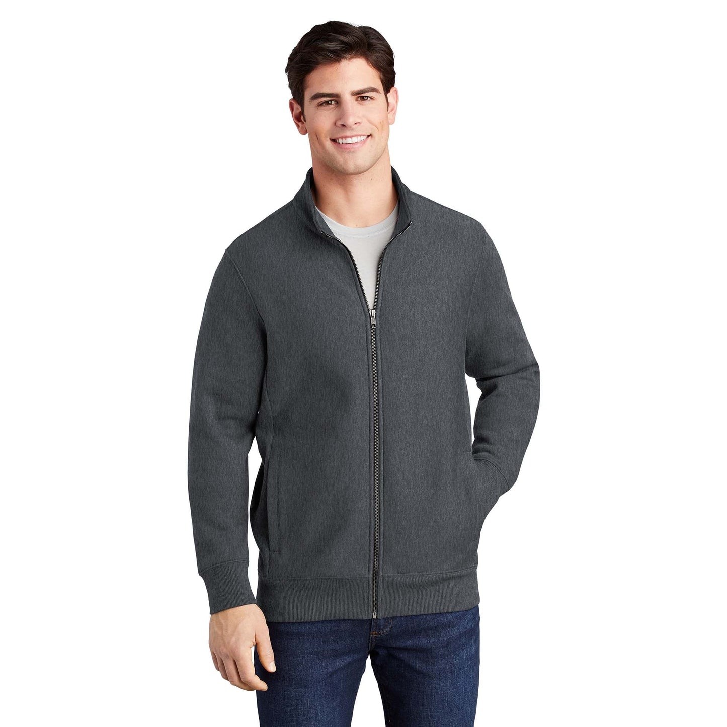 Athletic Heather Sweatshirt - Sport-Tek - Heavyweight Fleece
