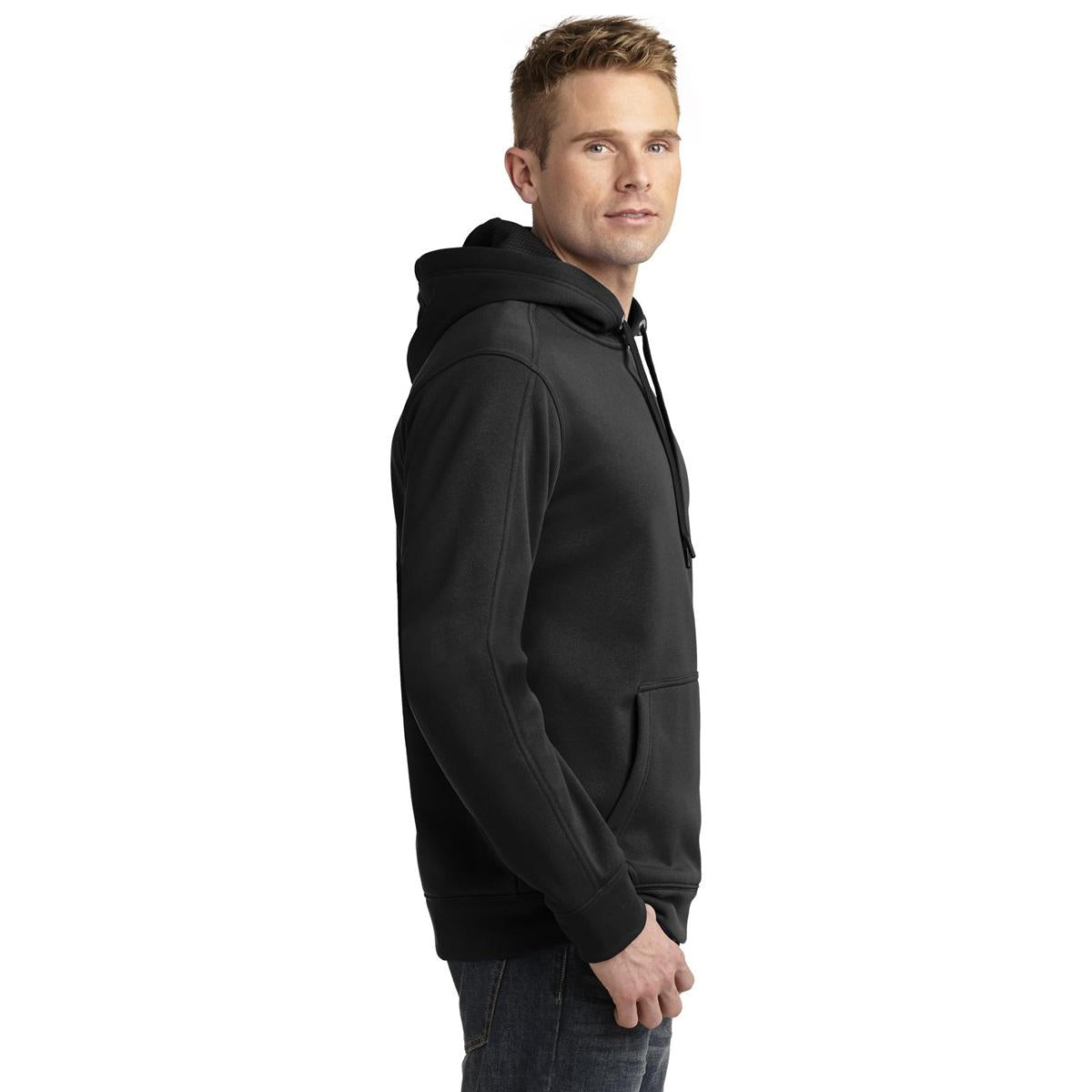 Black Sweatshirts - Sport-Tek - Water Resistant Fleece