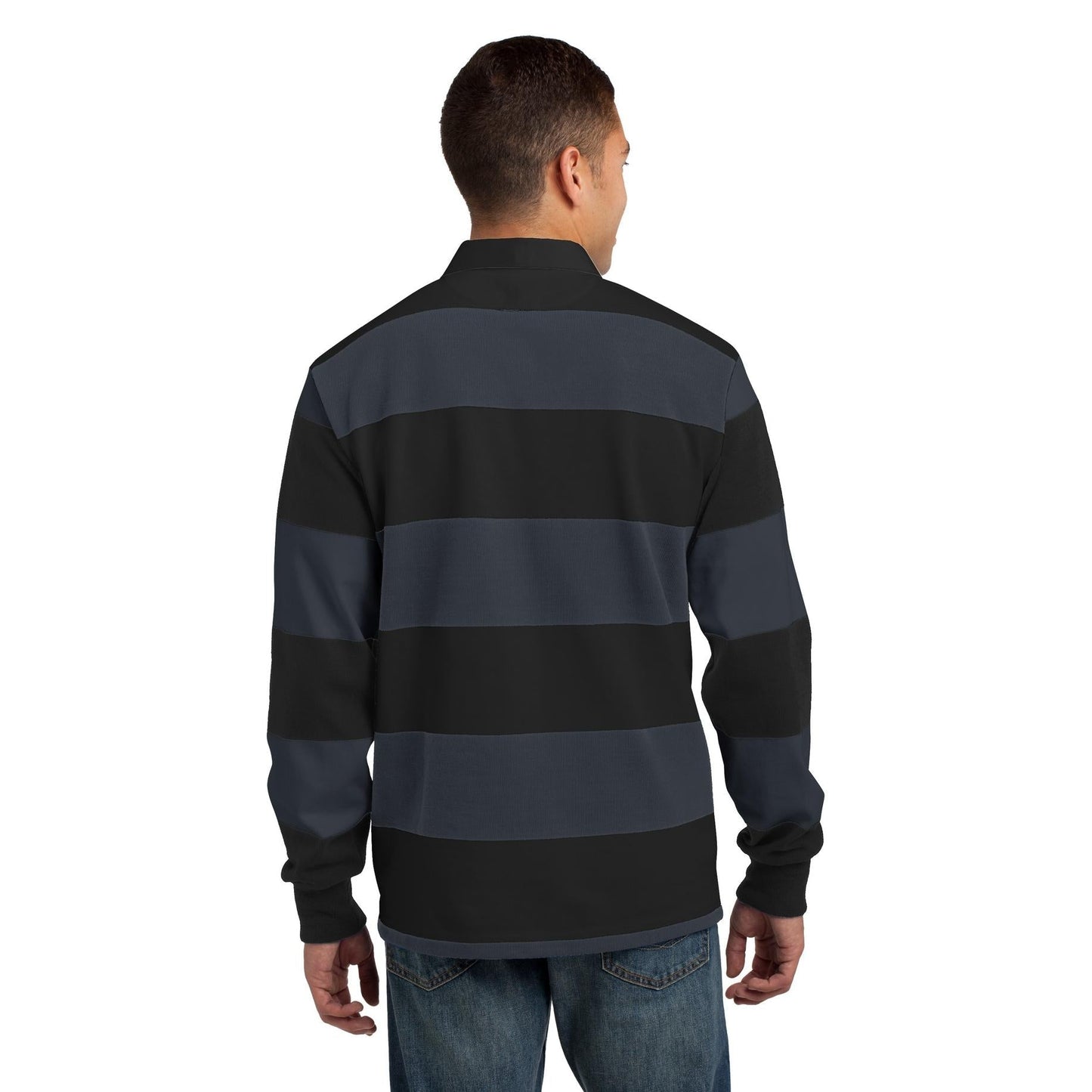 Black/Graphite Grey Polo - Sport-Tek - Classic Rugby