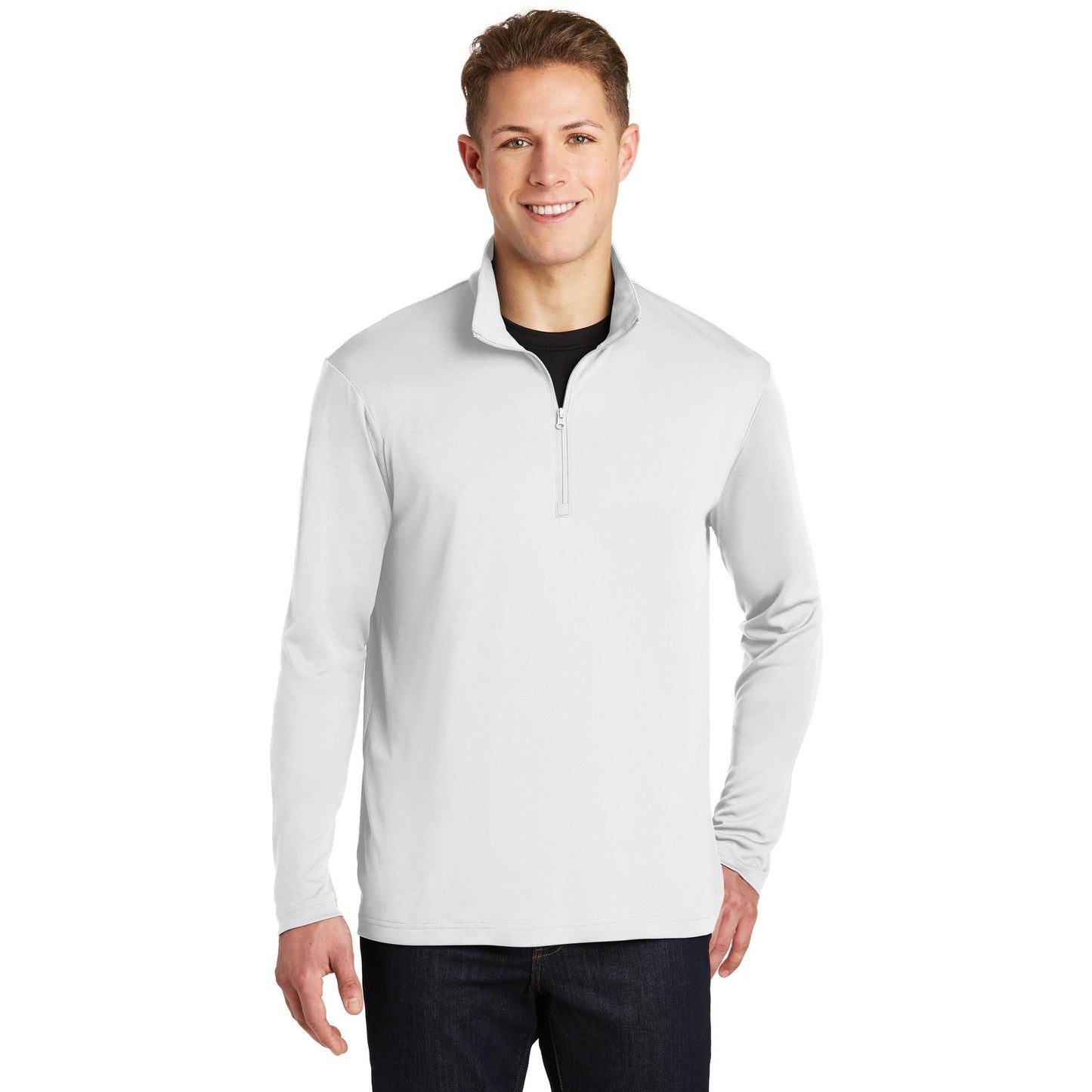 White Sweatshirt - Sport-Tek - Lightweight Comfort