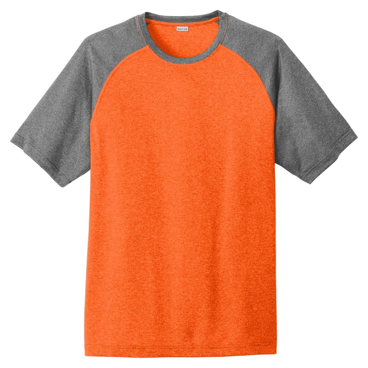 Deep Orange Heather T-Shirt - Sport-Tek - Moisture Wicking
