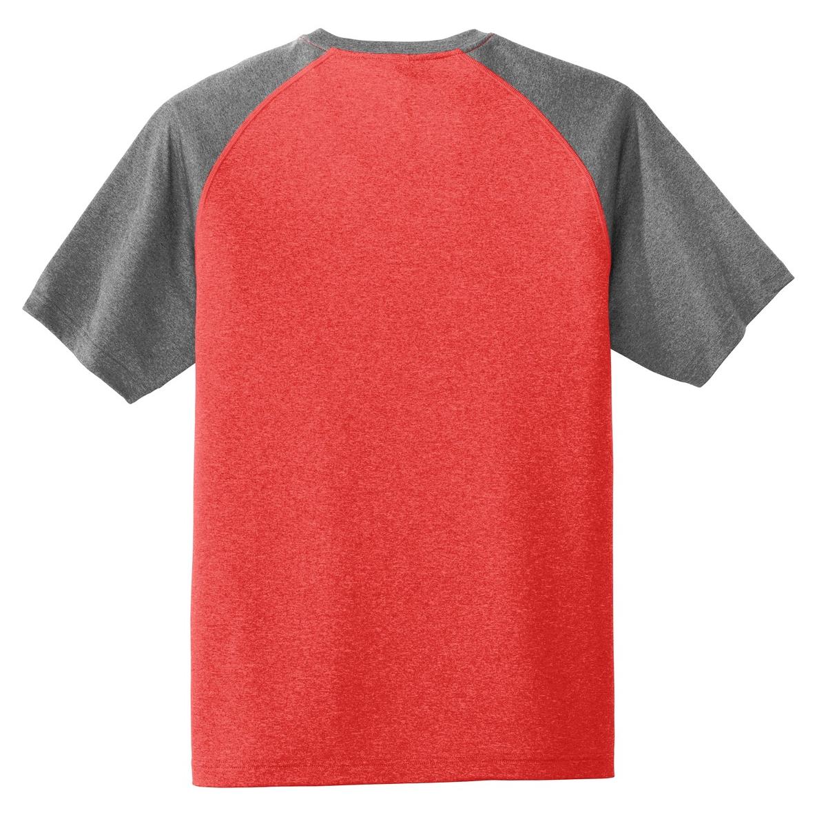 Deep Orange Heather T-Shirt - Sport-Tek - Moisture Wicking