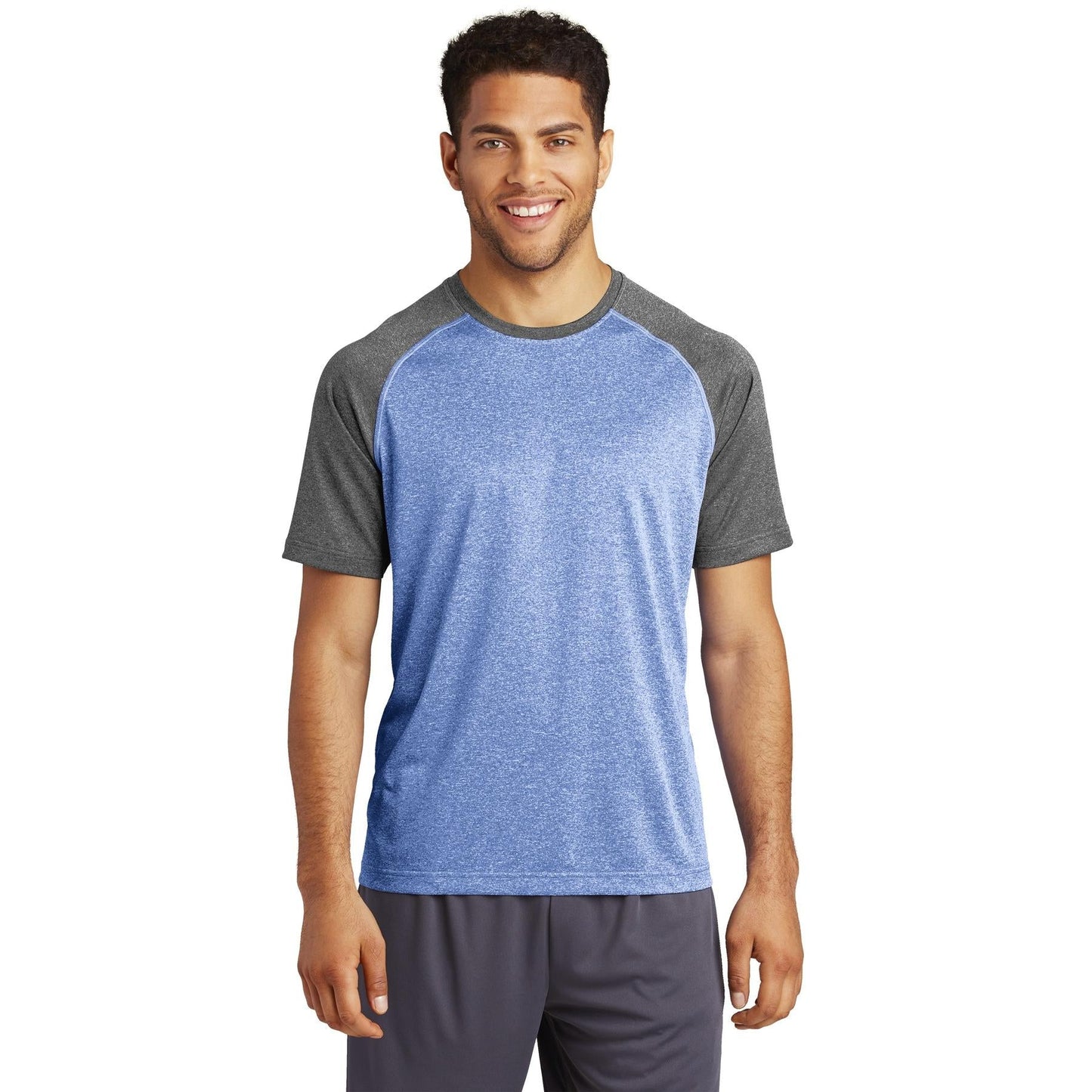 Deep Orange Heather T-Shirt - Sport-Tek - Moisture Wicking