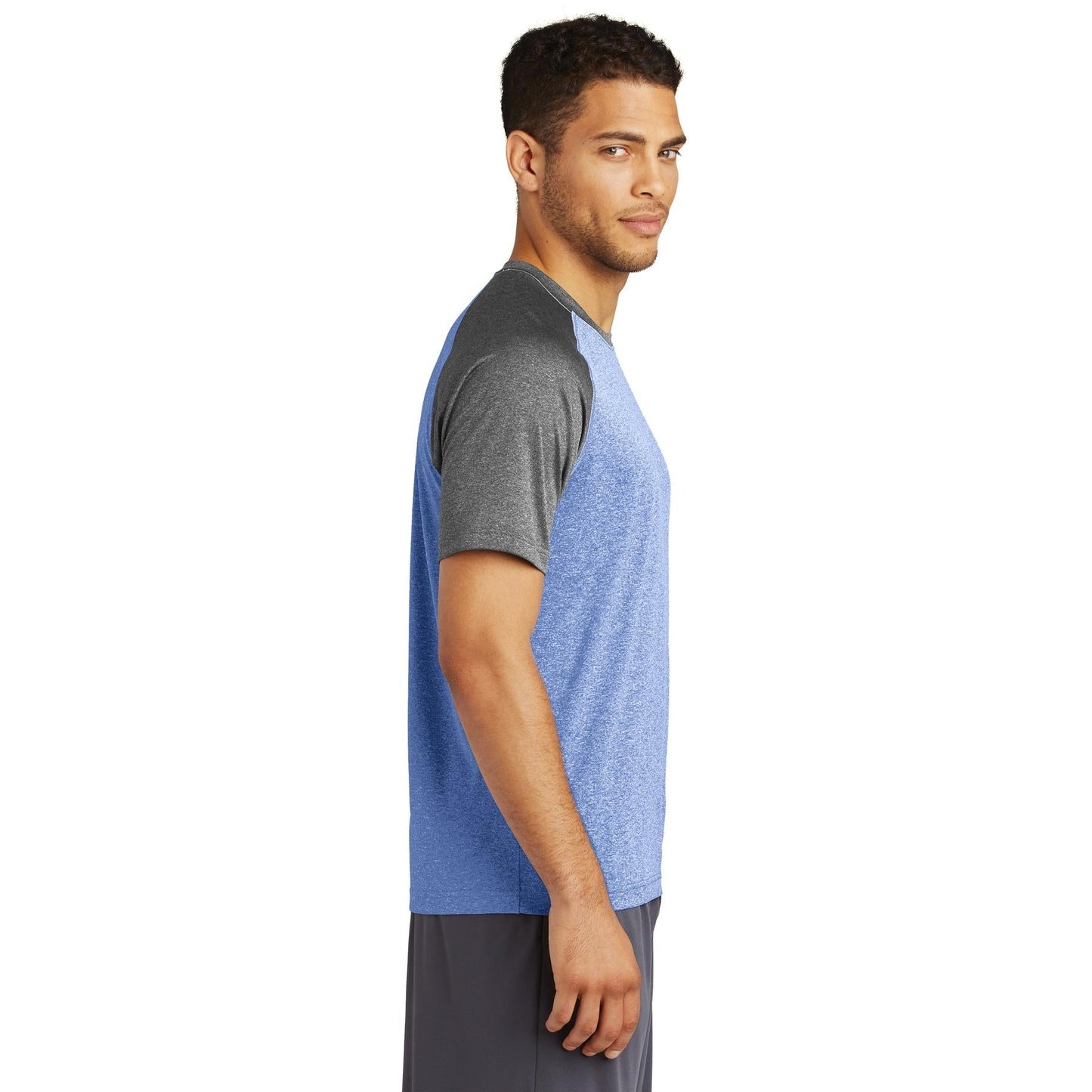 Deep Orange Heather T-Shirt - Sport-Tek - Moisture Wicking