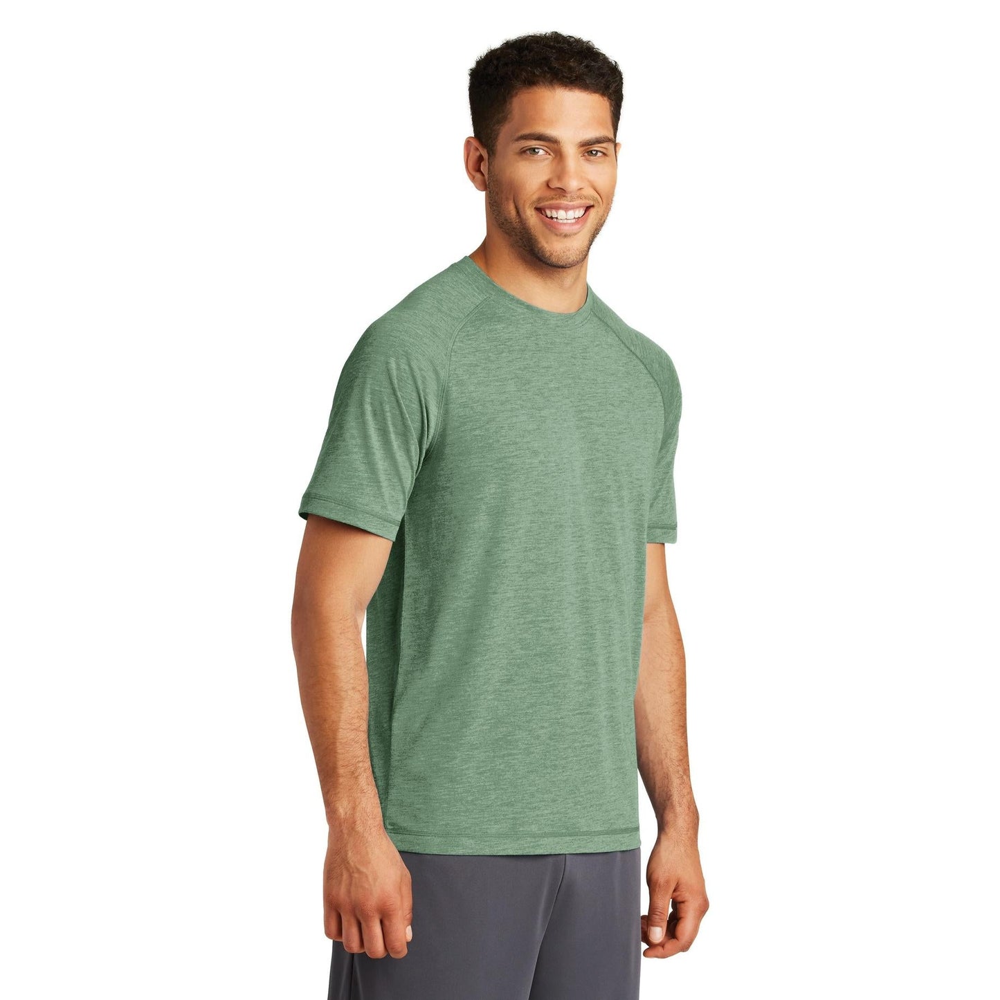 Dark Grey Heather T-Shirt - Sport-Tek - Moisture Control