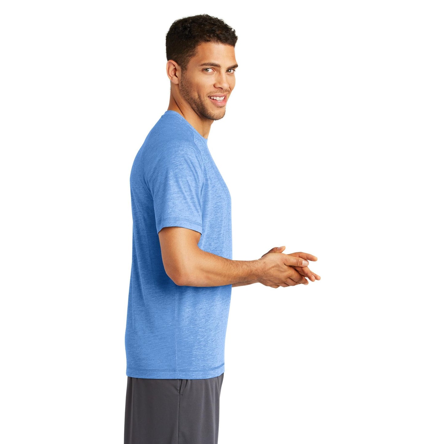 Dark Grey Heather T-Shirt - Sport-Tek - Moisture Control