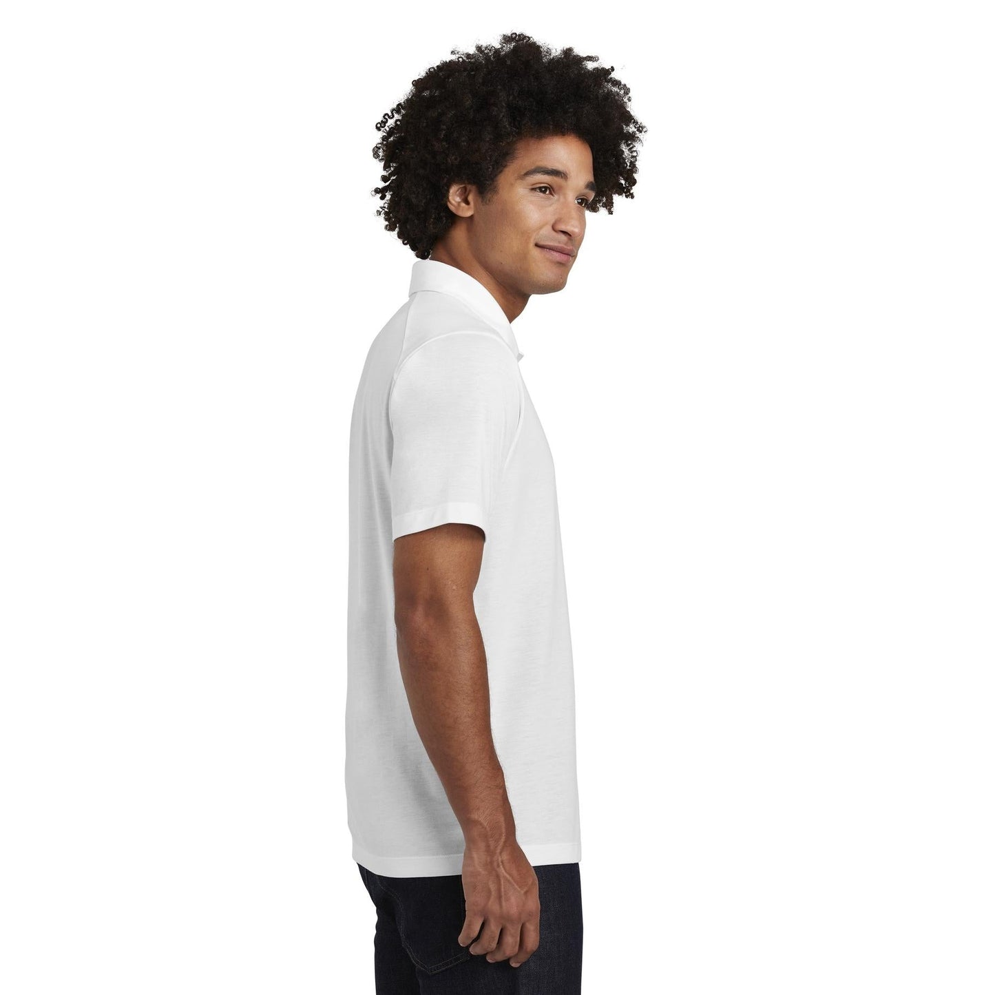 Black Triad Heather Polo - Sport-Tek - Comfortable Fabric