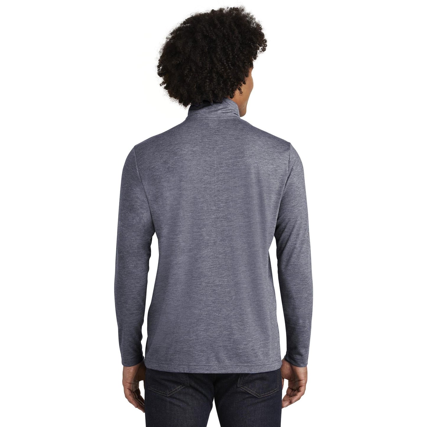 Black Triad Heather Sweatshirt - Sport-Tek - Soft Fabric