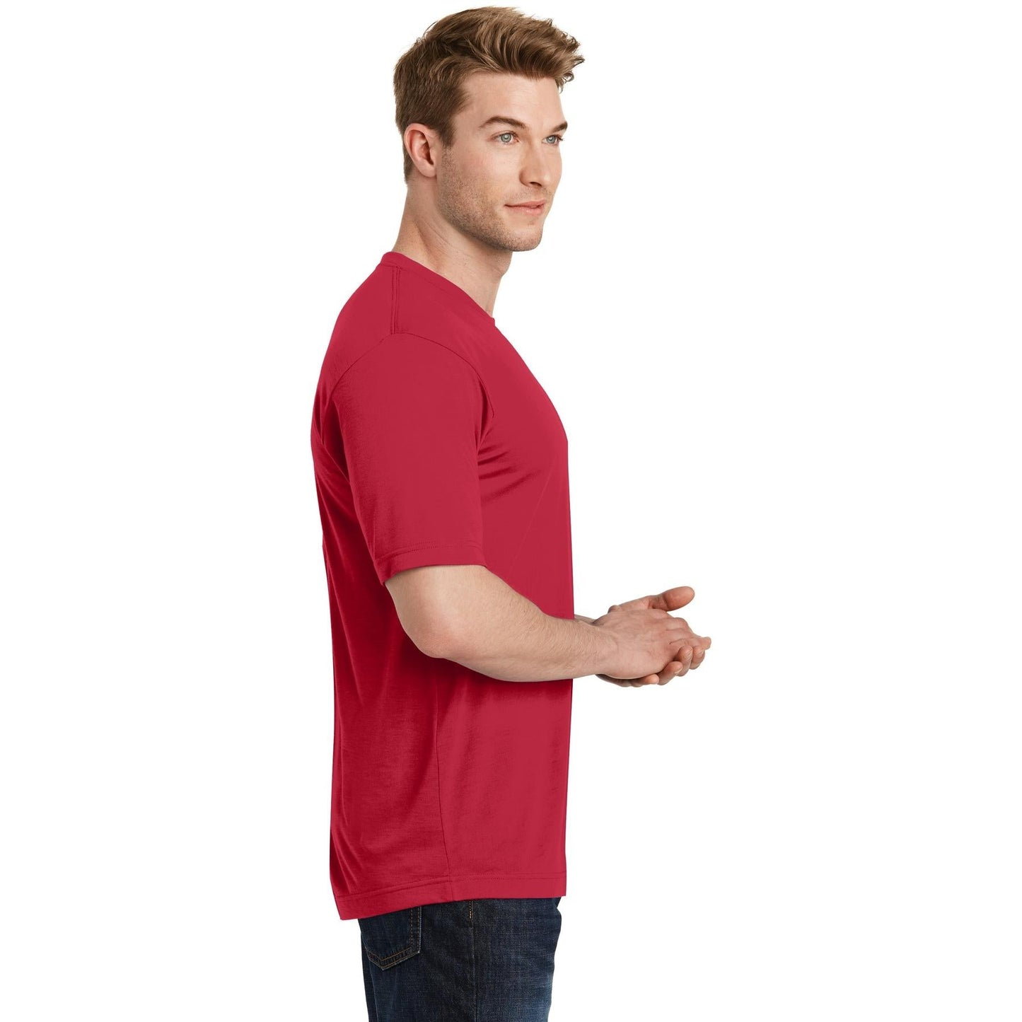 Black T-Shirts - Sport-Tek - Soft Cotton Tee - Comfortable