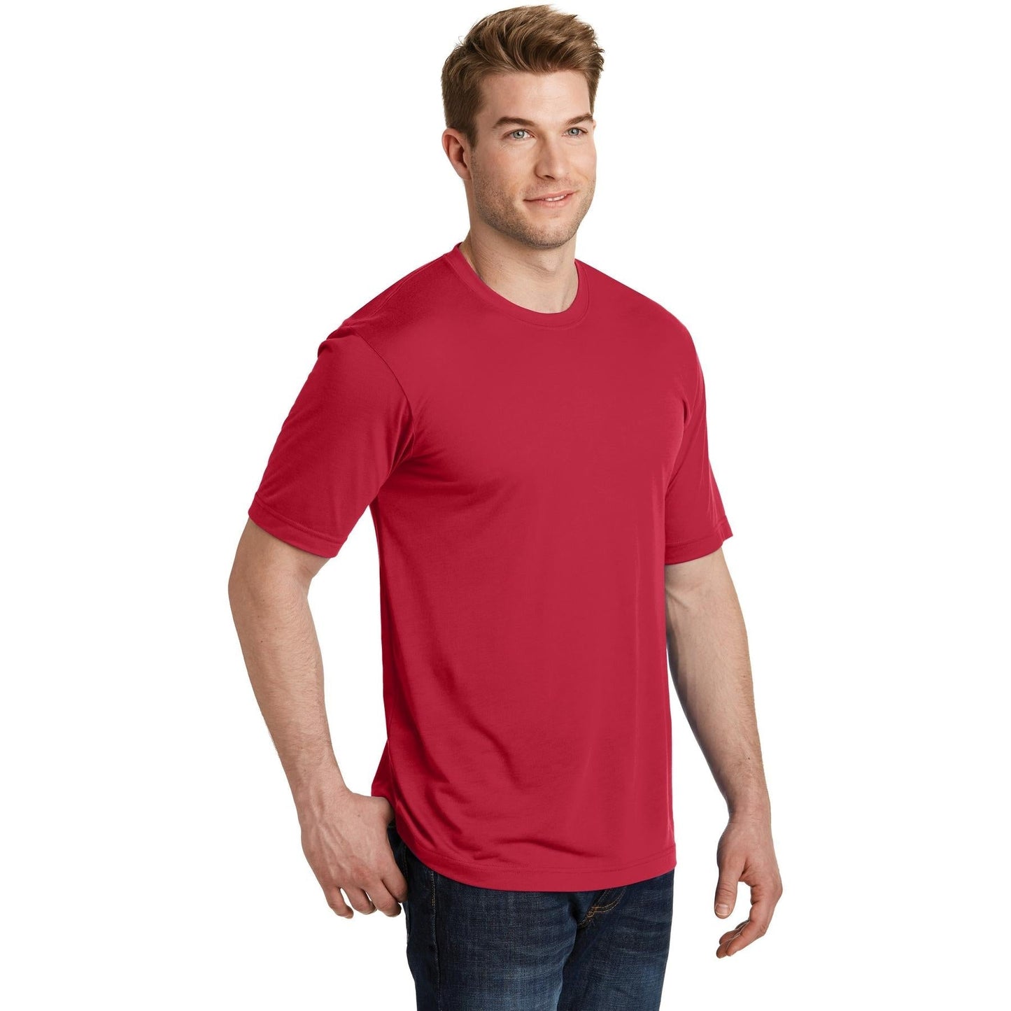 Black T-Shirts - Sport-Tek - Soft Cotton Tee - Comfortable