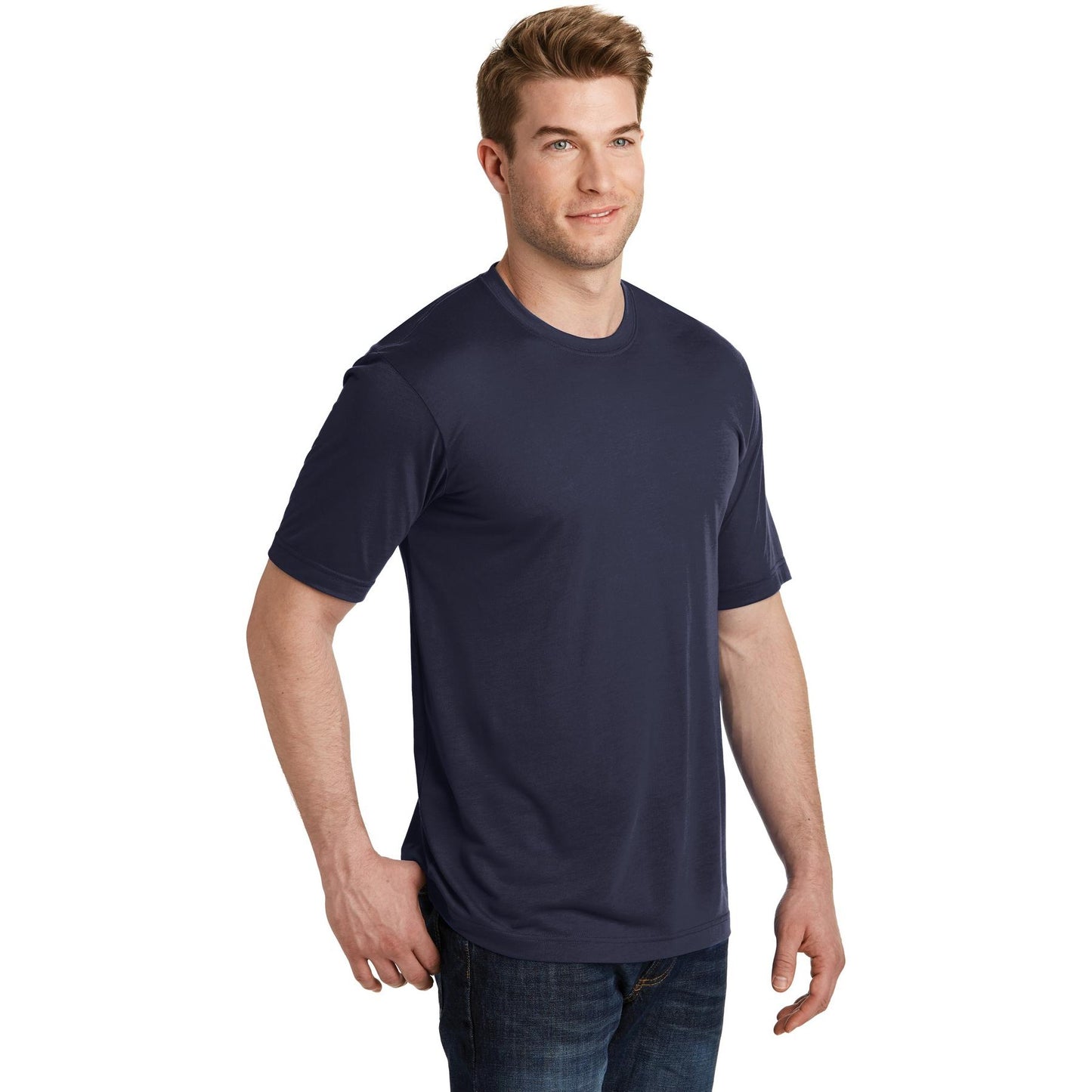 Black T-Shirts - Sport-Tek - Soft Cotton Tee - Comfortable