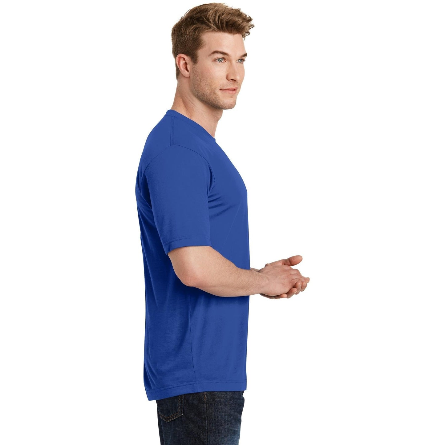 Black T-Shirts - Sport-Tek - Soft Cotton Tee - Comfortable
