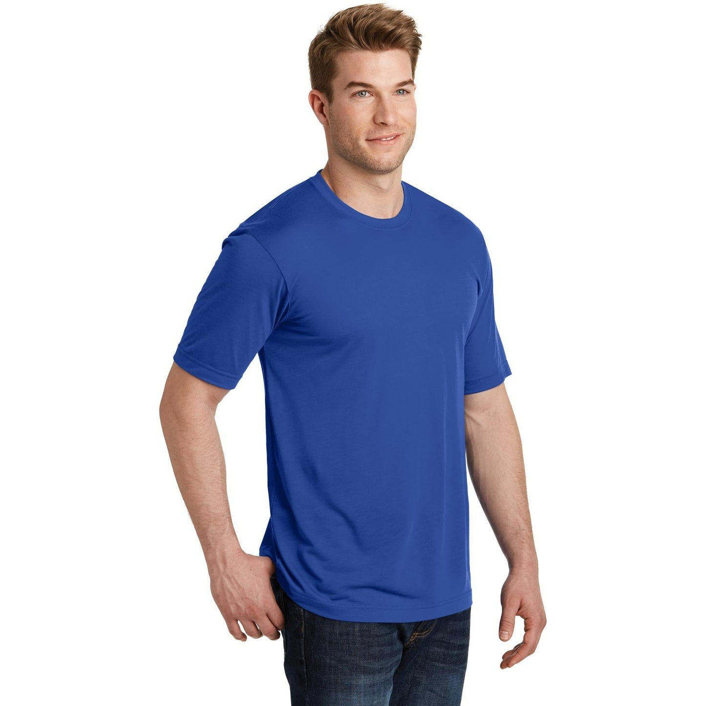 Black T-Shirts - Sport-Tek - Soft Cotton Tee - Comfortable