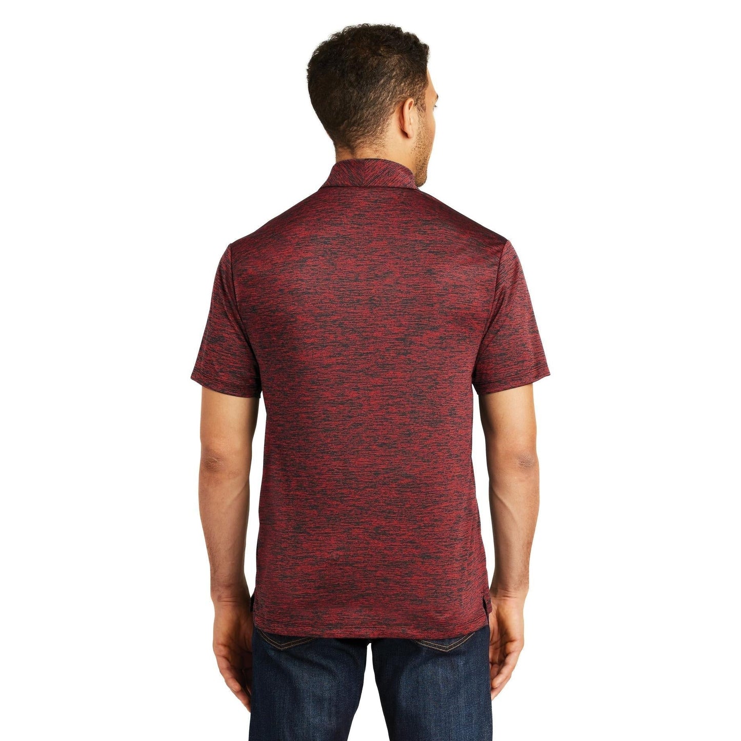 Black Electric Polo Shirt - Sport-Tek - Moisture-Wicking Fabric