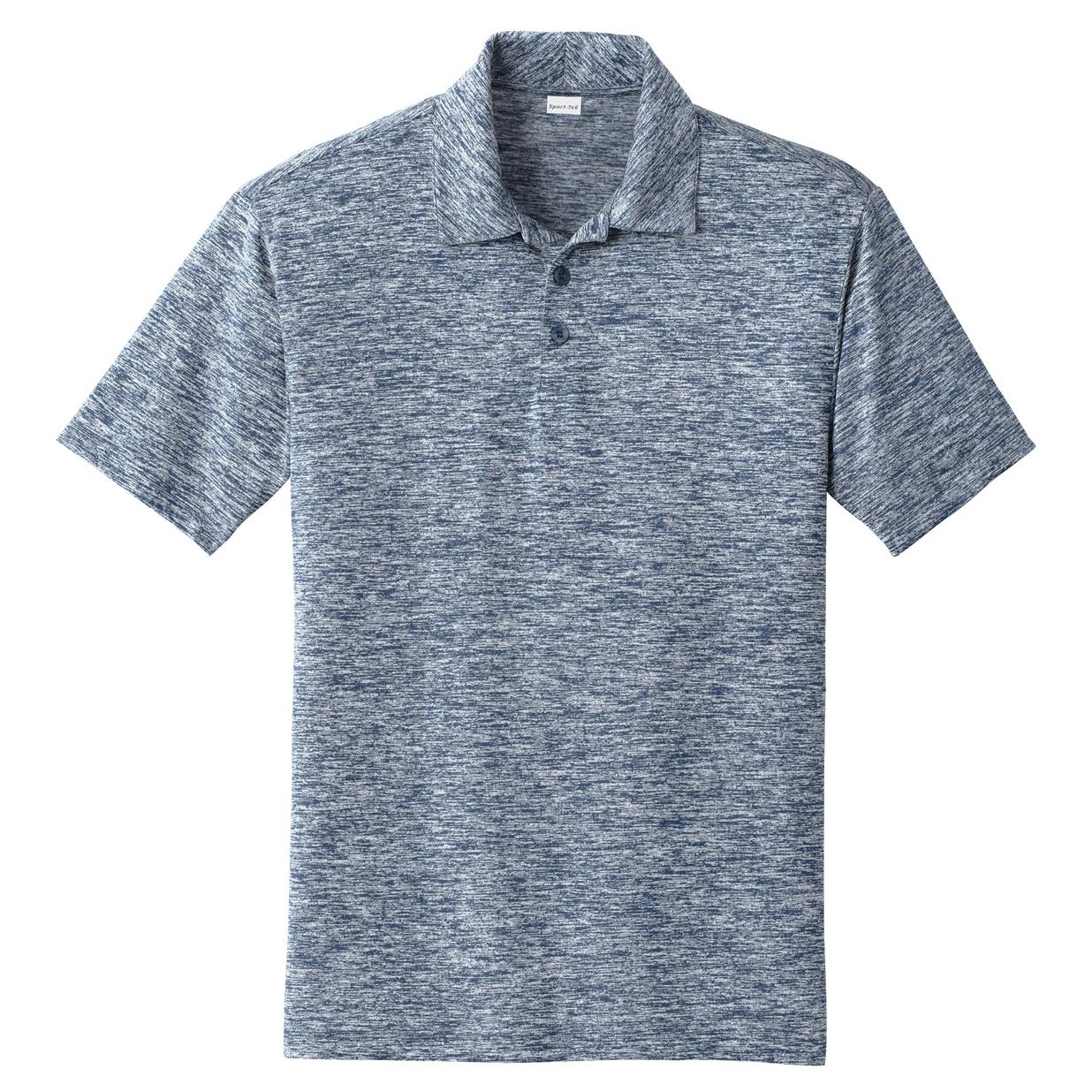Black Electric Polo Shirt - Sport-Tek - Moisture-Wicking Fabric