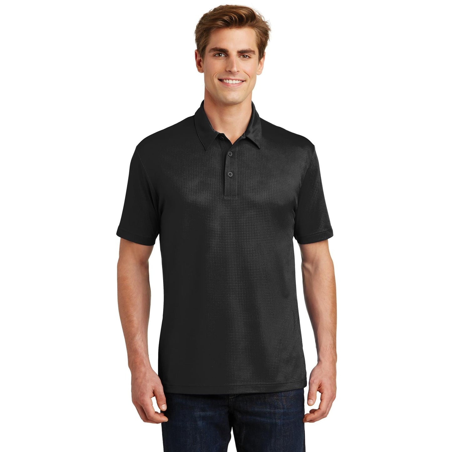 Black Polo Shirt - Sport-Tek - Durable Polyester