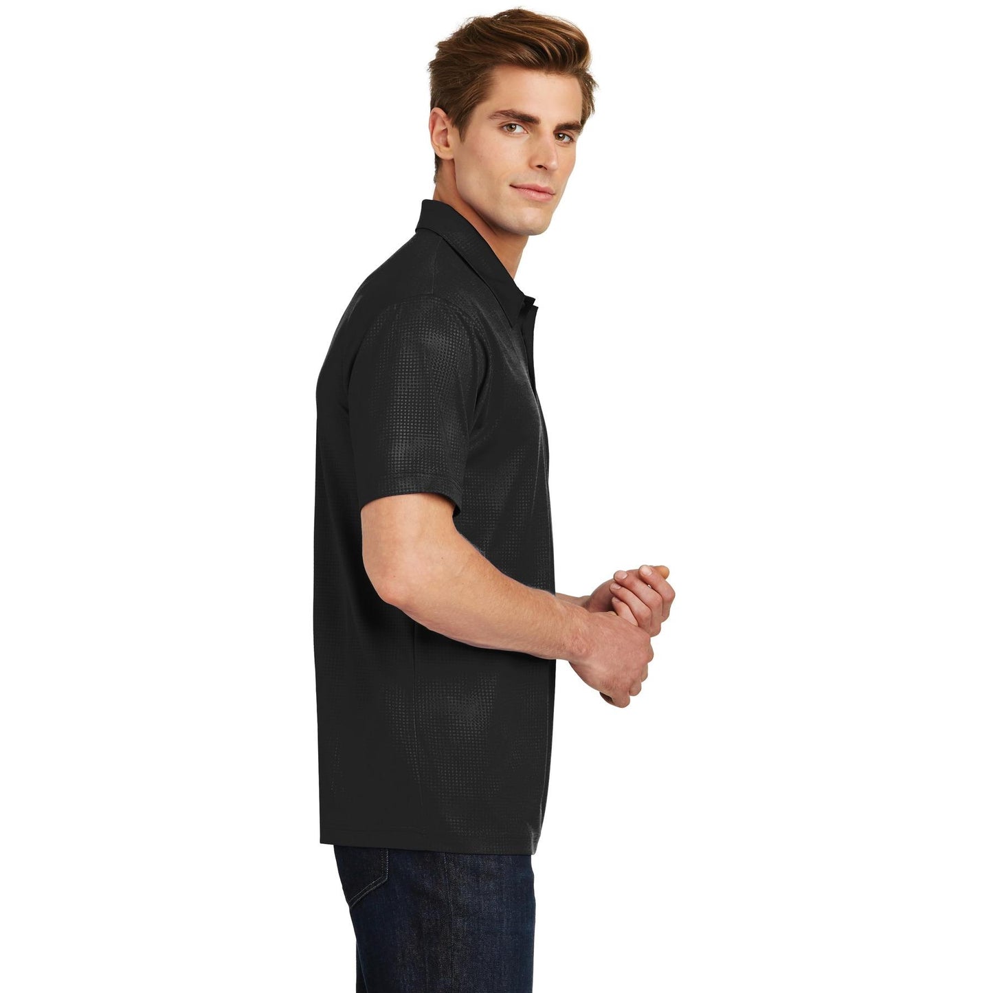 Black Polo Shirt - Sport-Tek - Durable Polyester