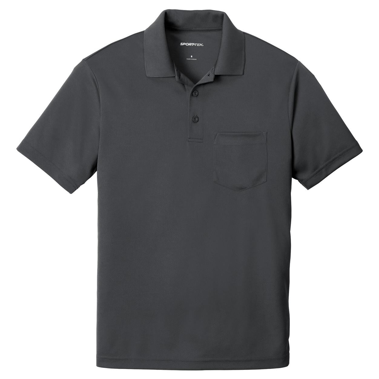 Black Polo Shirt - Sport-Tek - Moisture-Wicking Fabric