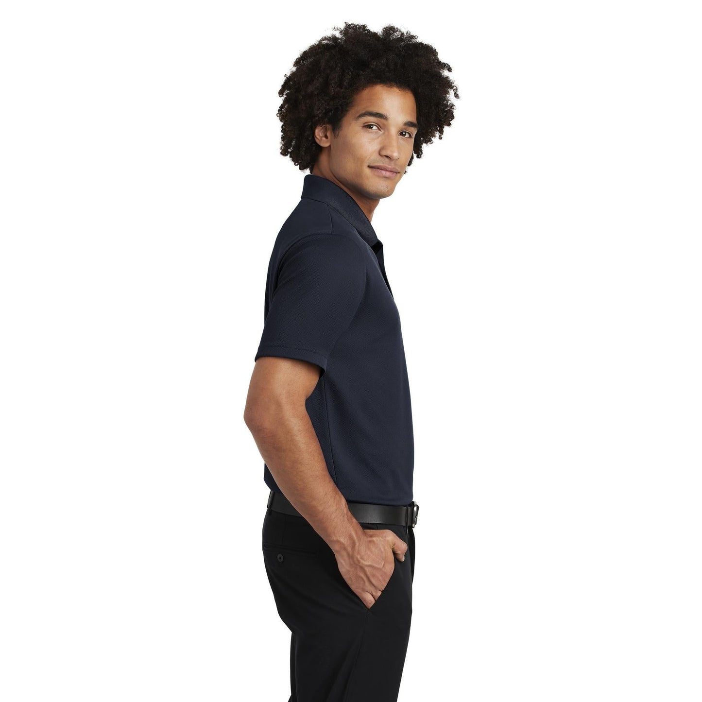 Black Polo Shirt - Sport-Tek - Moisture-Wicking Fabric