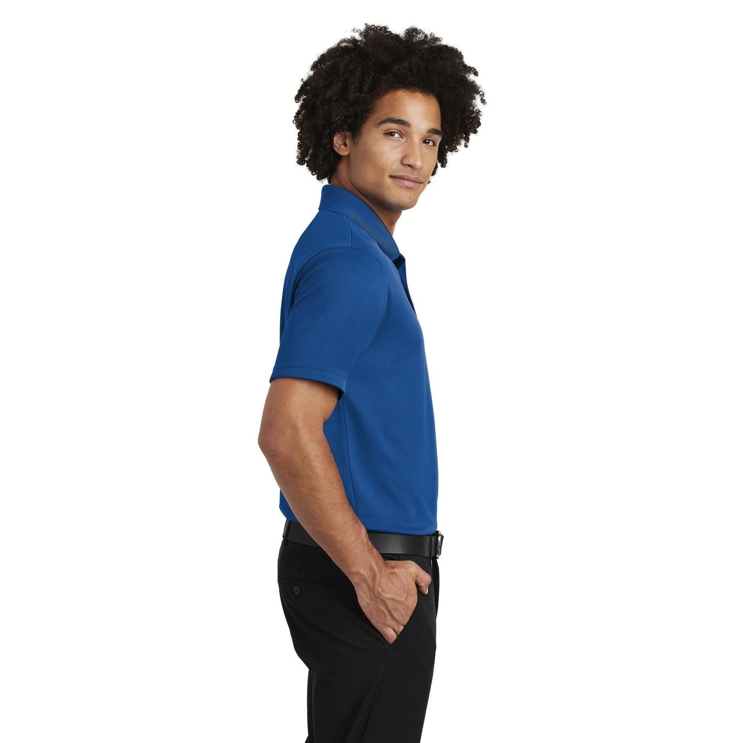 Black Polo Shirt - Sport-Tek - Moisture-Wicking Fabric