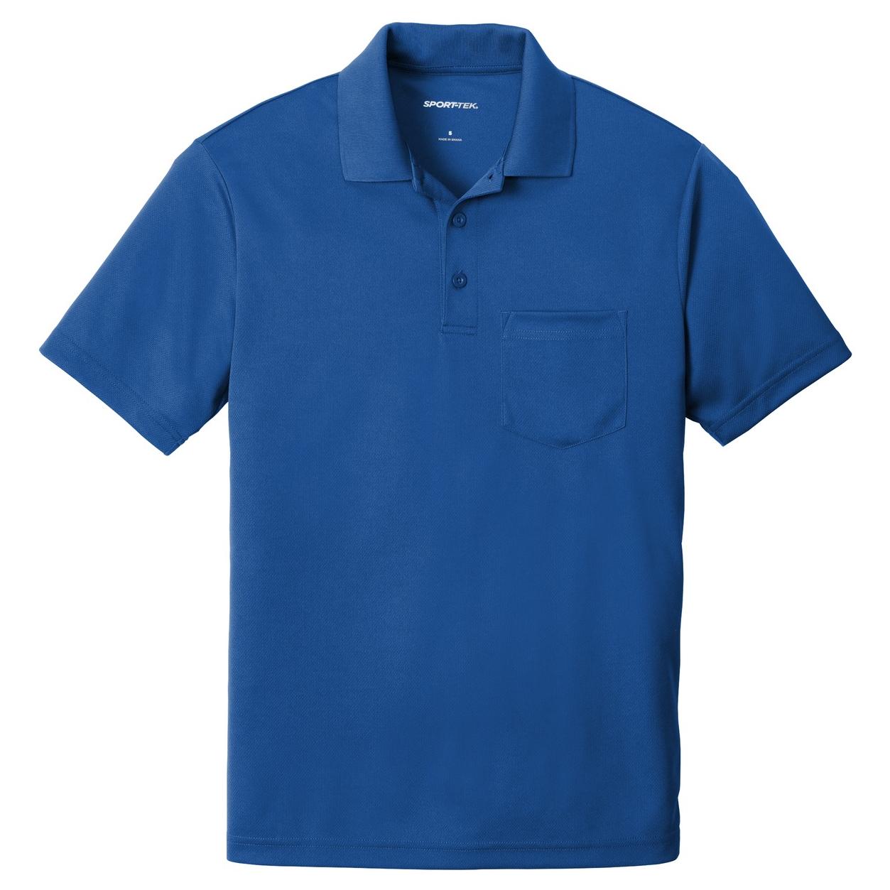 Black Polo Shirt - Sport-Tek - Moisture-Wicking Fabric