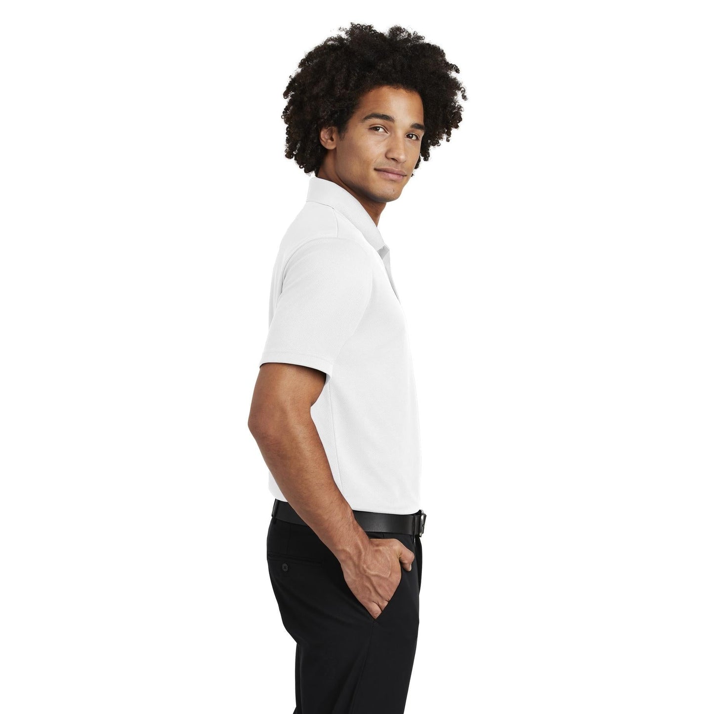 Black Polo Shirt - Sport-Tek - Moisture-Wicking Fabric