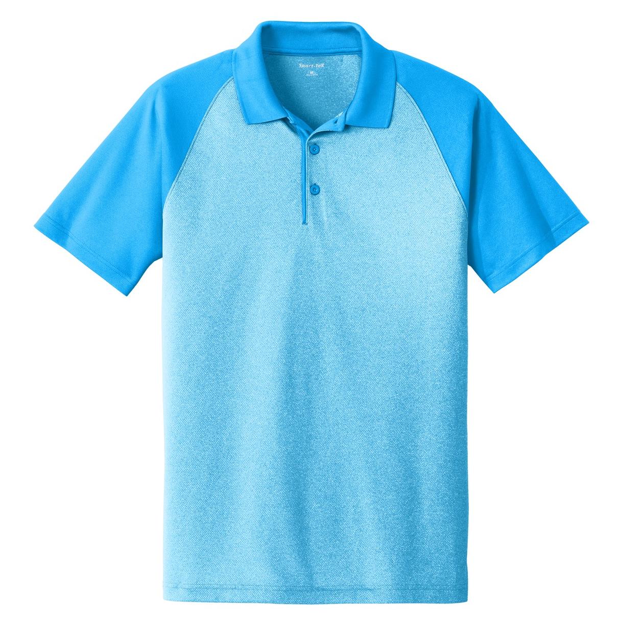 Grey Heather Polo Shirt - Sport-Tek - Modern Fit