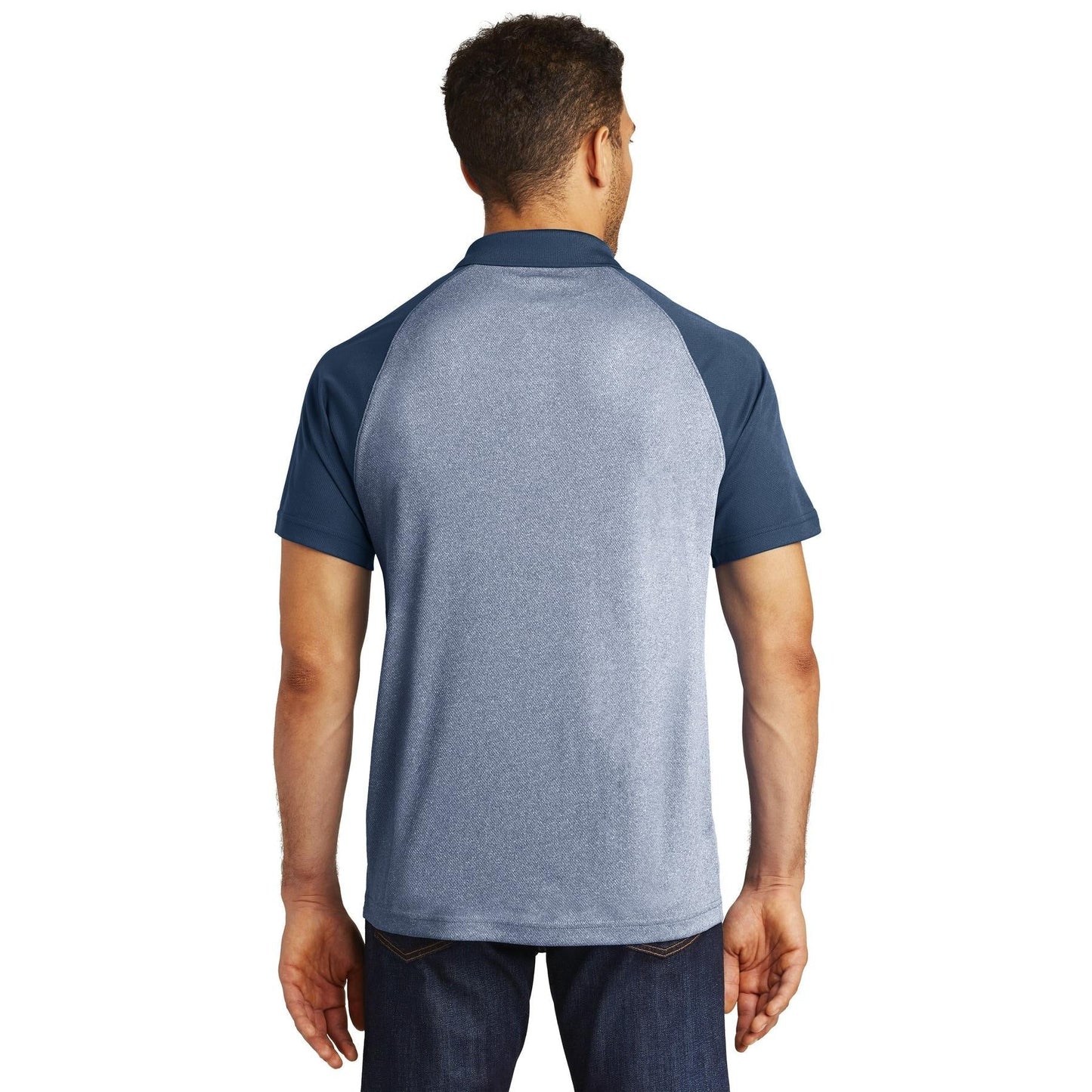 Grey Heather Polo Shirt - Sport-Tek - Modern Fit