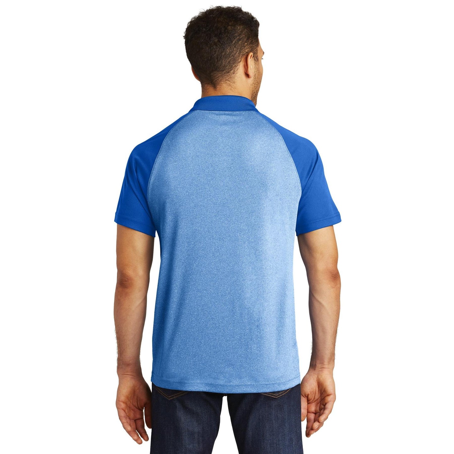 Grey Heather Polo Shirt - Sport-Tek - Modern Fit