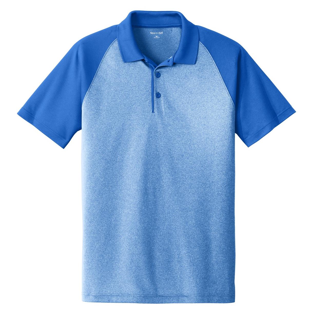 Grey Heather Polo Shirt - Sport-Tek - Modern Fit