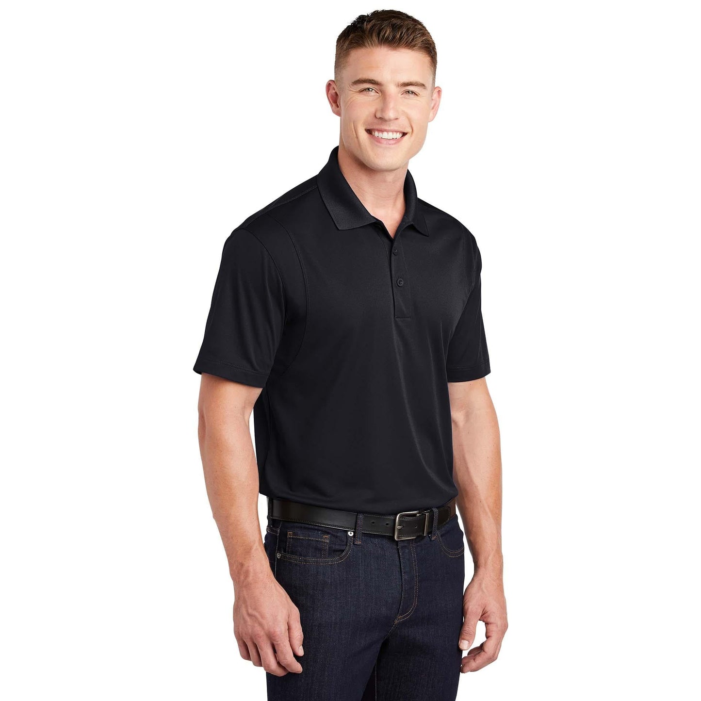 Grey Concrete Polo Shirt - Sport-Tek - Stylish Fit