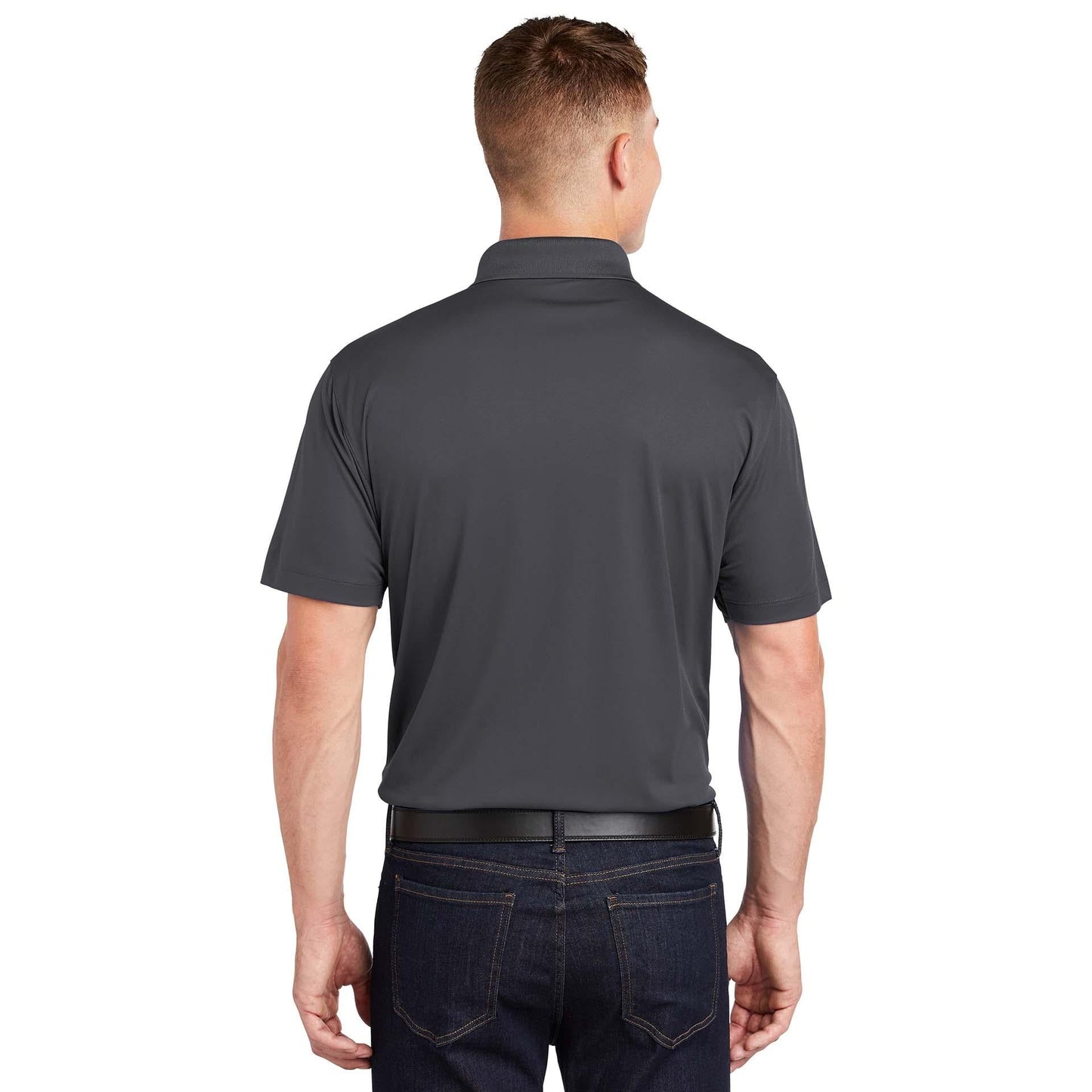 Grey Concrete Polo Shirt - Sport-Tek - Stylish Fit