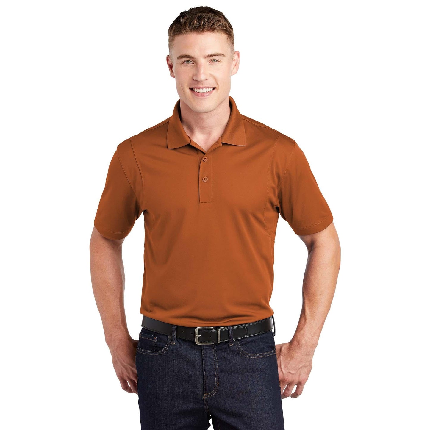 Grey Concrete Polo Shirt - Sport-Tek - Stylish Fit