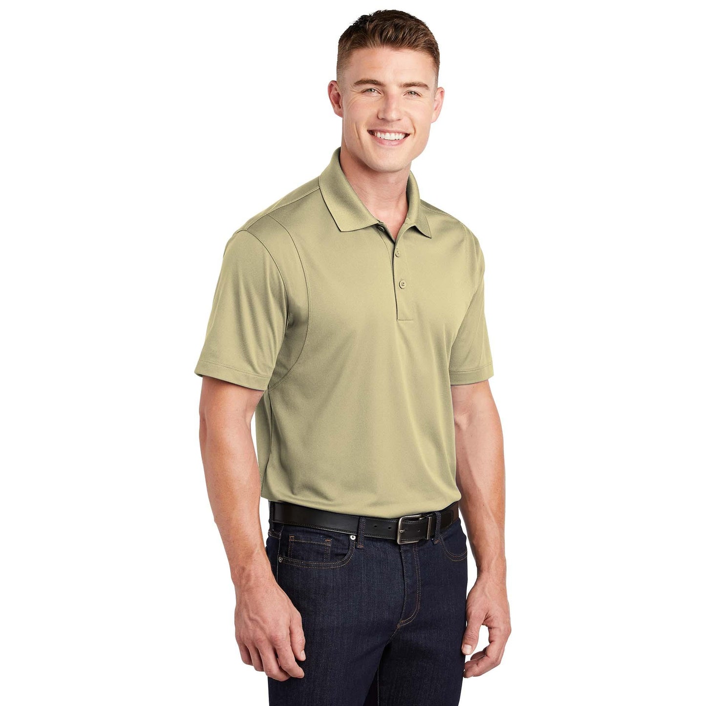 Grey Concrete Polo Shirt - Sport-Tek - Stylish Fit