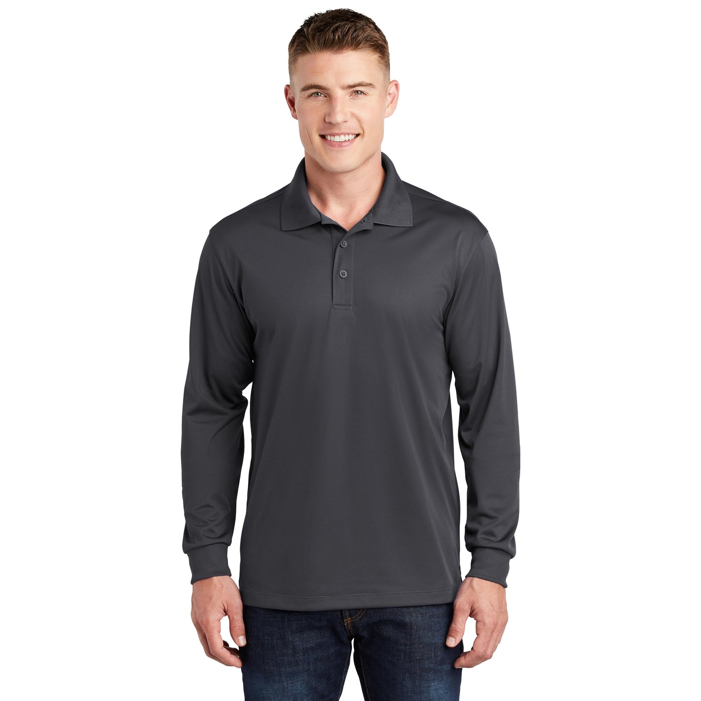 Iron Grey Polo Shirt - Sport-Tek - Stylish Design