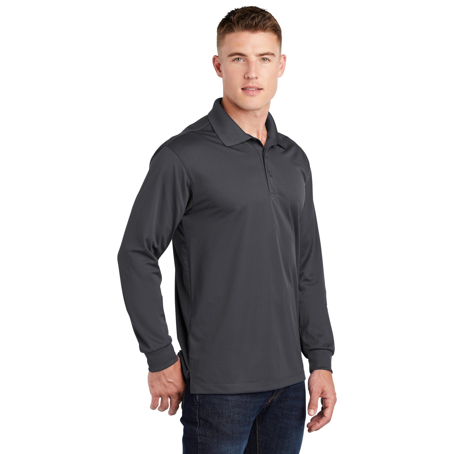 Iron Grey Polo Shirt - Sport-Tek - Stylish Design